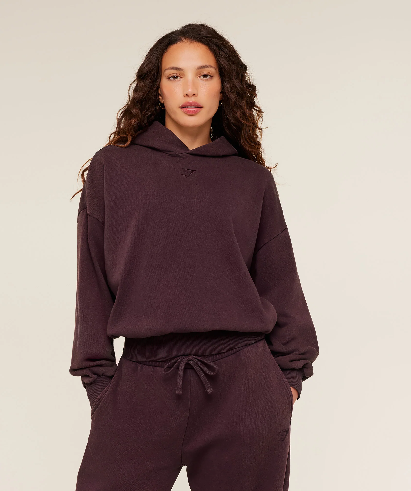 Gymshark Power Washed Oversized Hoodie - Cherry Purple/Acid Wash - Image 2