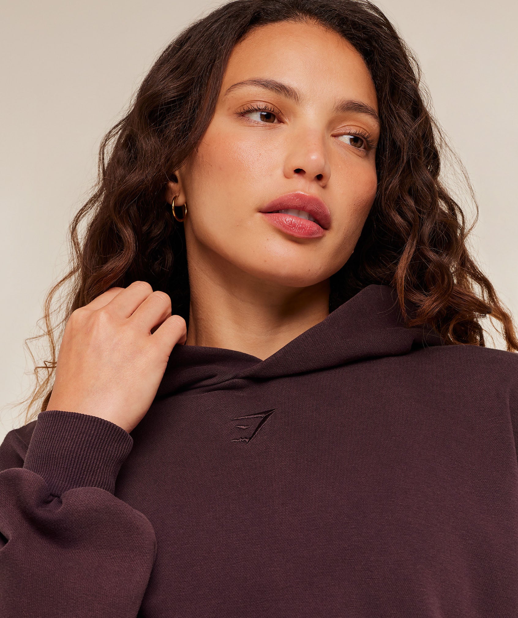 Gymshark Power Washed Oversized Hoodie - Cherry Purple/Acid Wash - Image 3