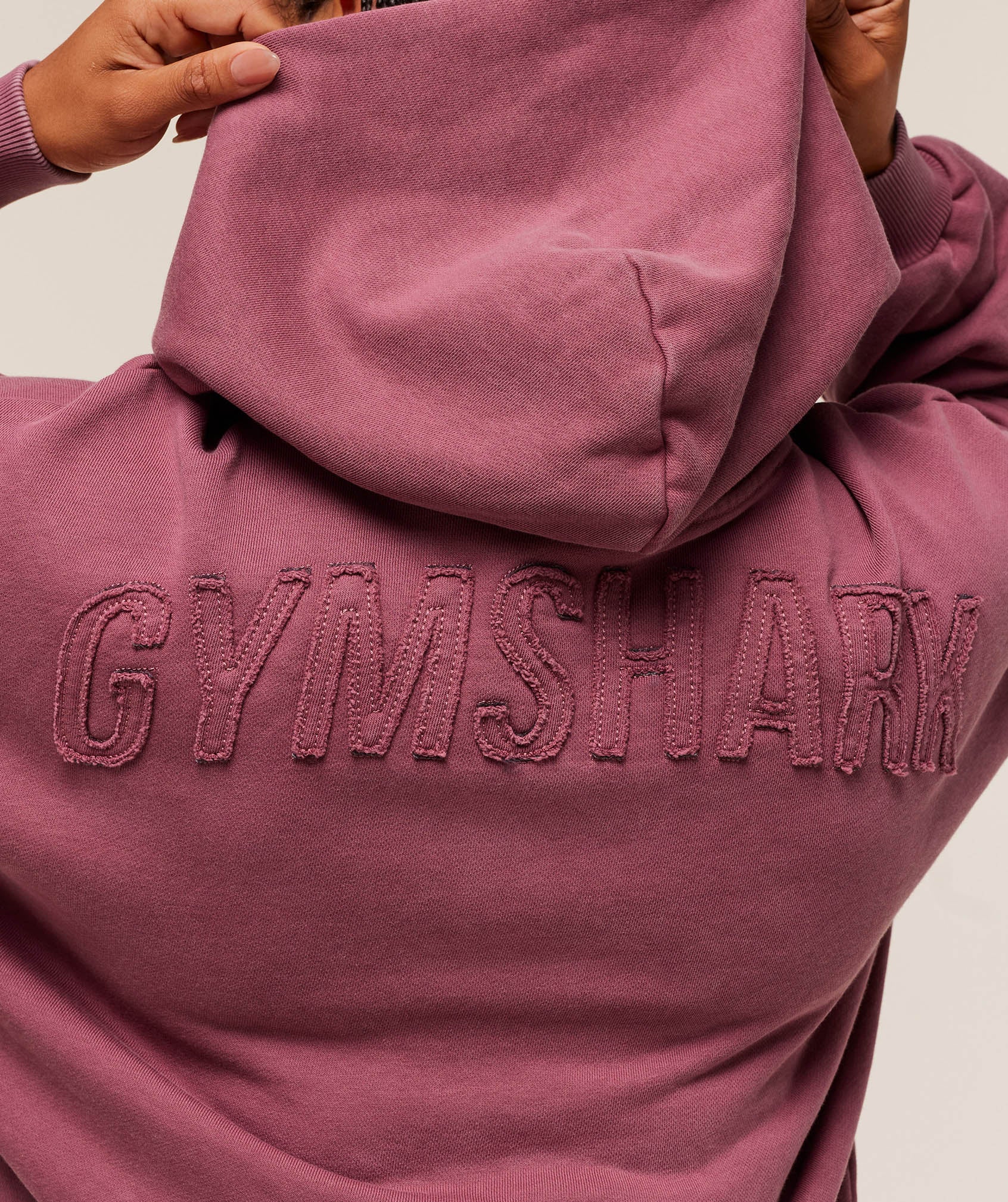 Gymshark Power Washed Oversized Hoodie - Reset Pink/Acid Wash - Image 5