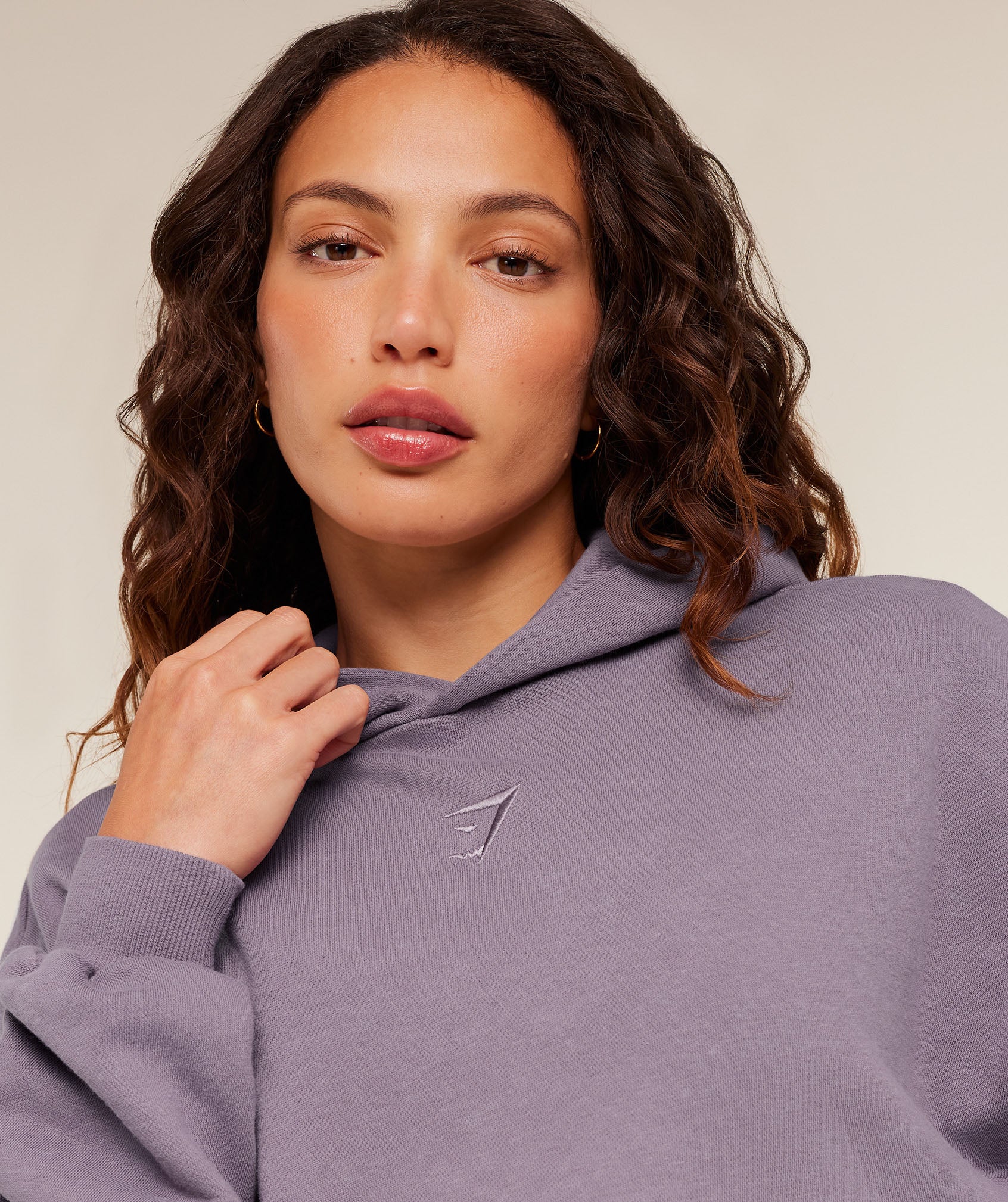 Gymshark Power Washed Oversized Hoodie - Dusk Purple/Acid Wash - Image 5