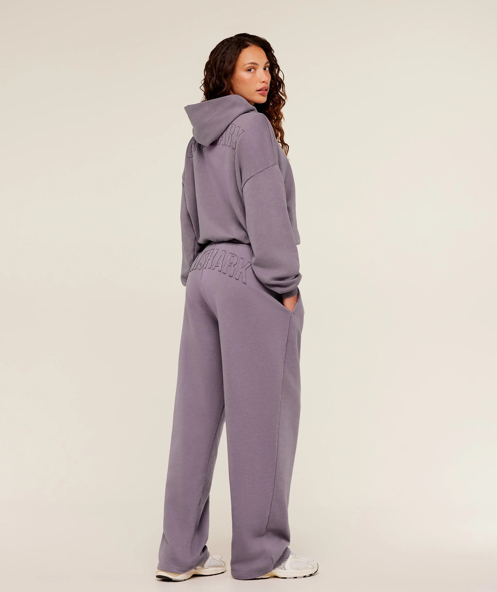 Gymshark Power Washed Oversized Hoodie - Dusk Purple/Acid Wash - Image 6