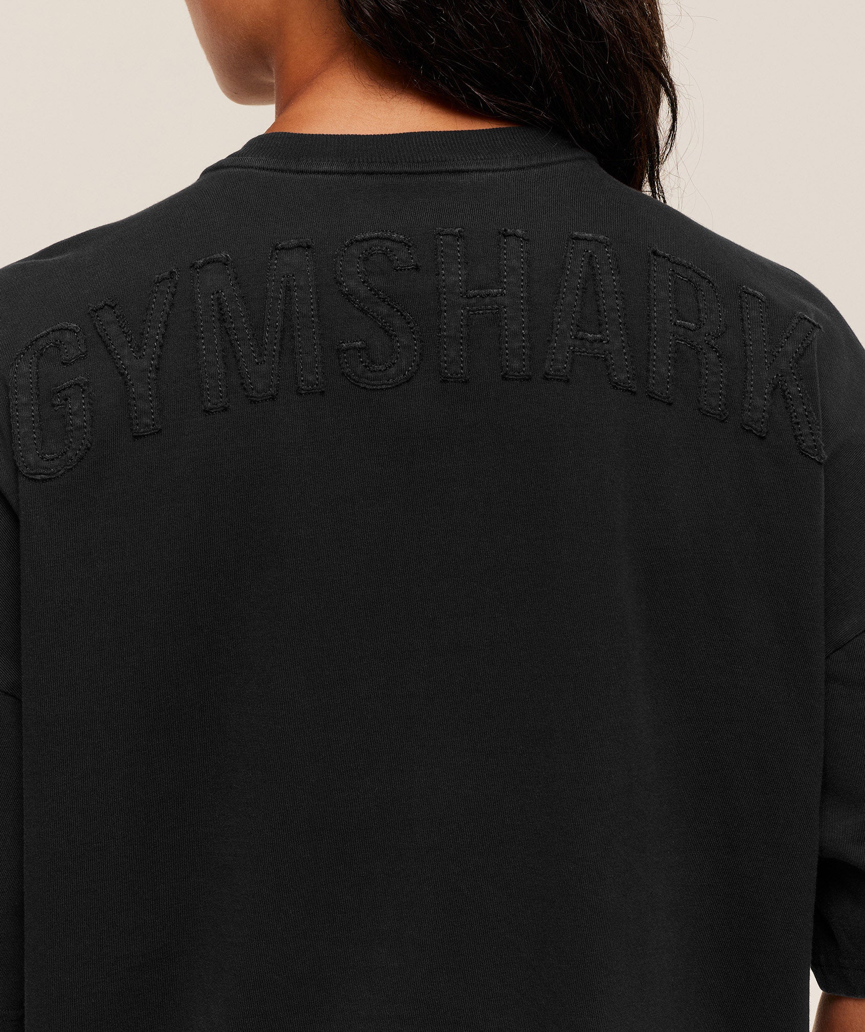 Gymshark Power Washed Oversized T-Shirt - Black/Acid Wash - Image 5
