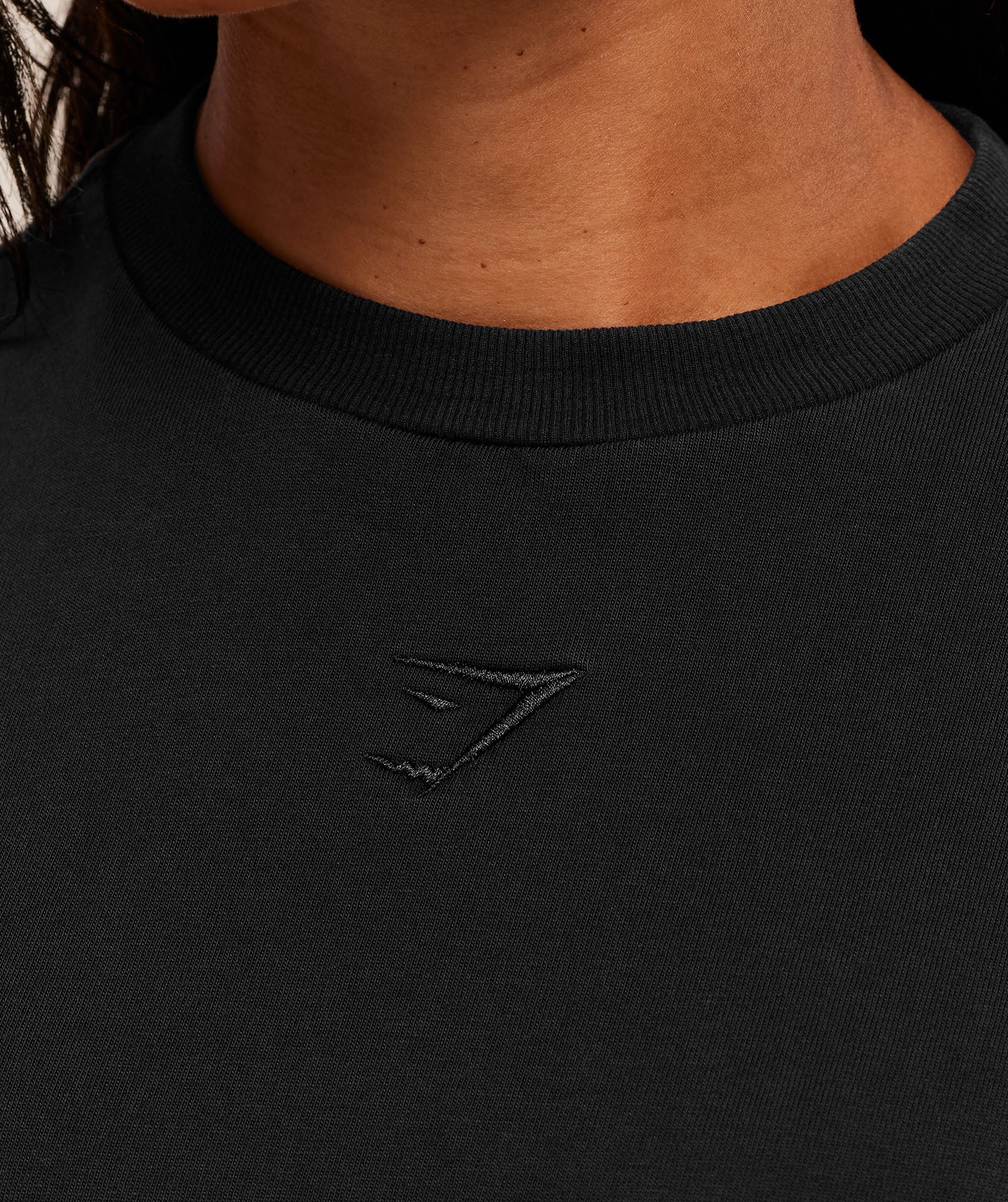 Gymshark Power Washed Oversized T-Shirt - Black/Acid Wash - Image 6