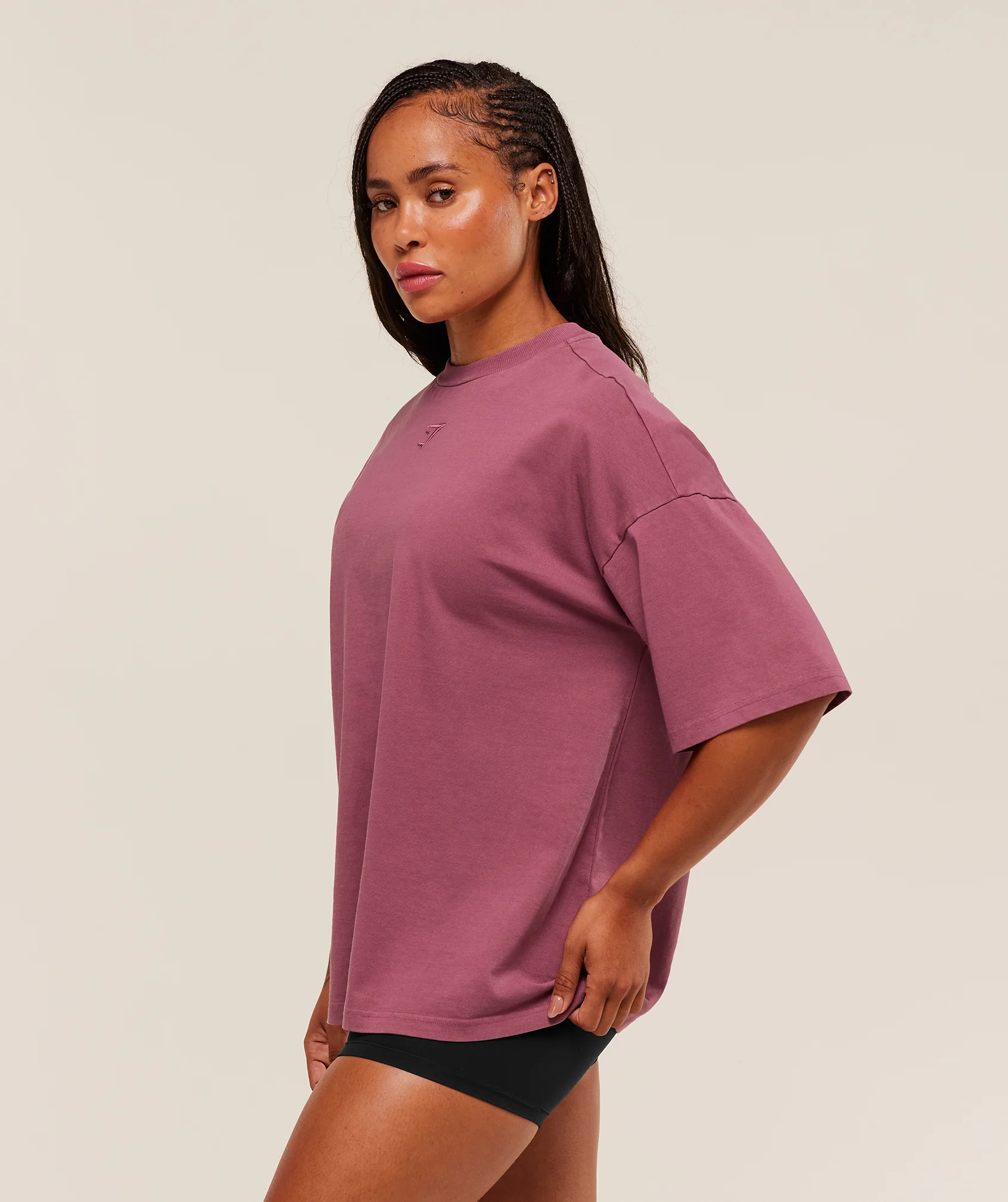 Gymshark Power Washed Oversized T-Shirt - Reset Pink/Acid Wash - Image 3