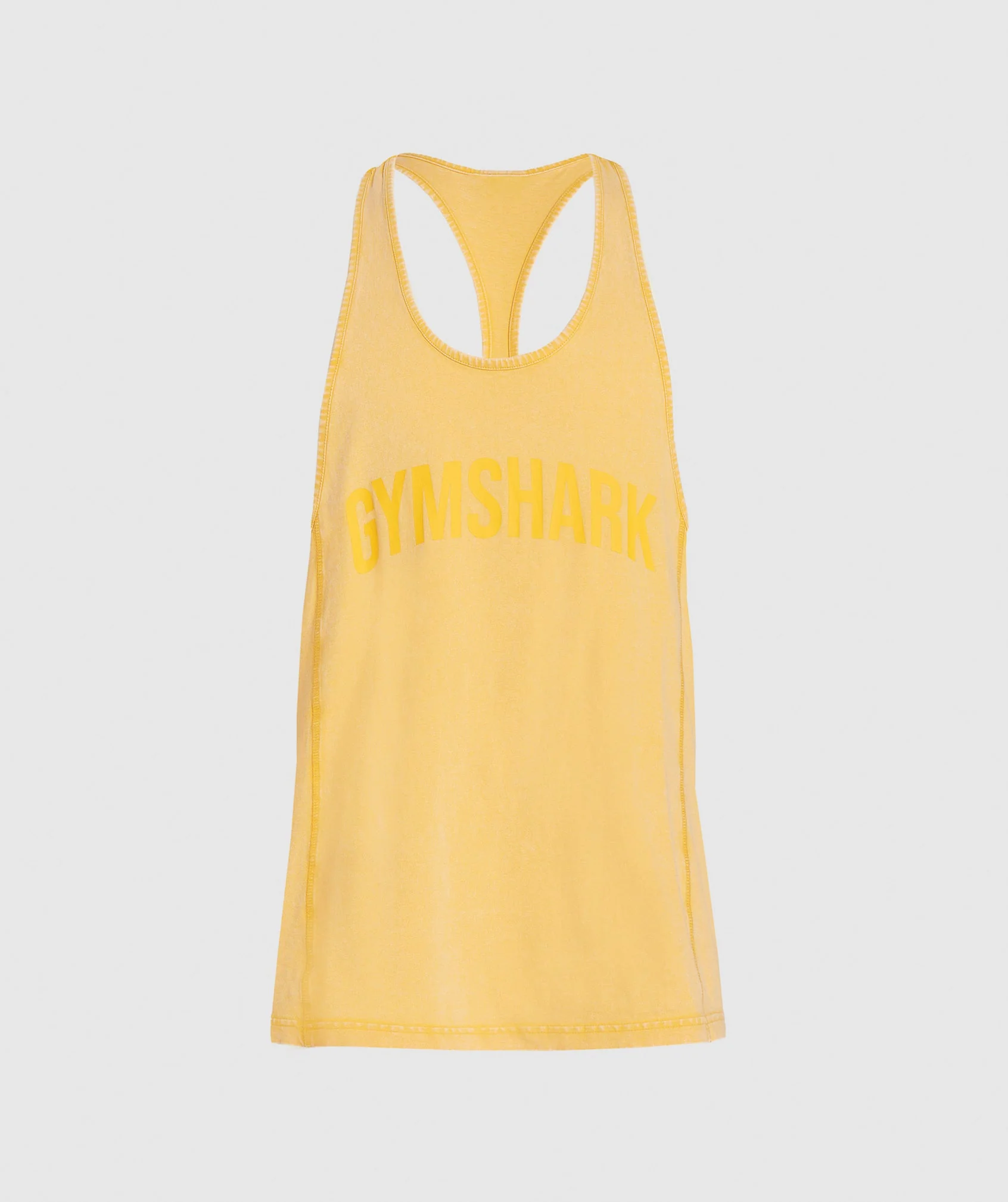 Gymshark Power Washed Stringer - Sunny Yellow - Image 3