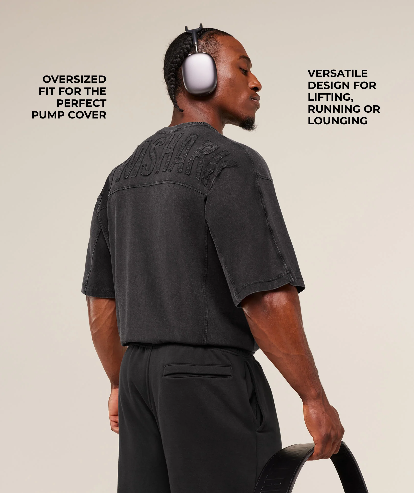 Gymshark Power Washed T-Shirt - GS Black - Image 2