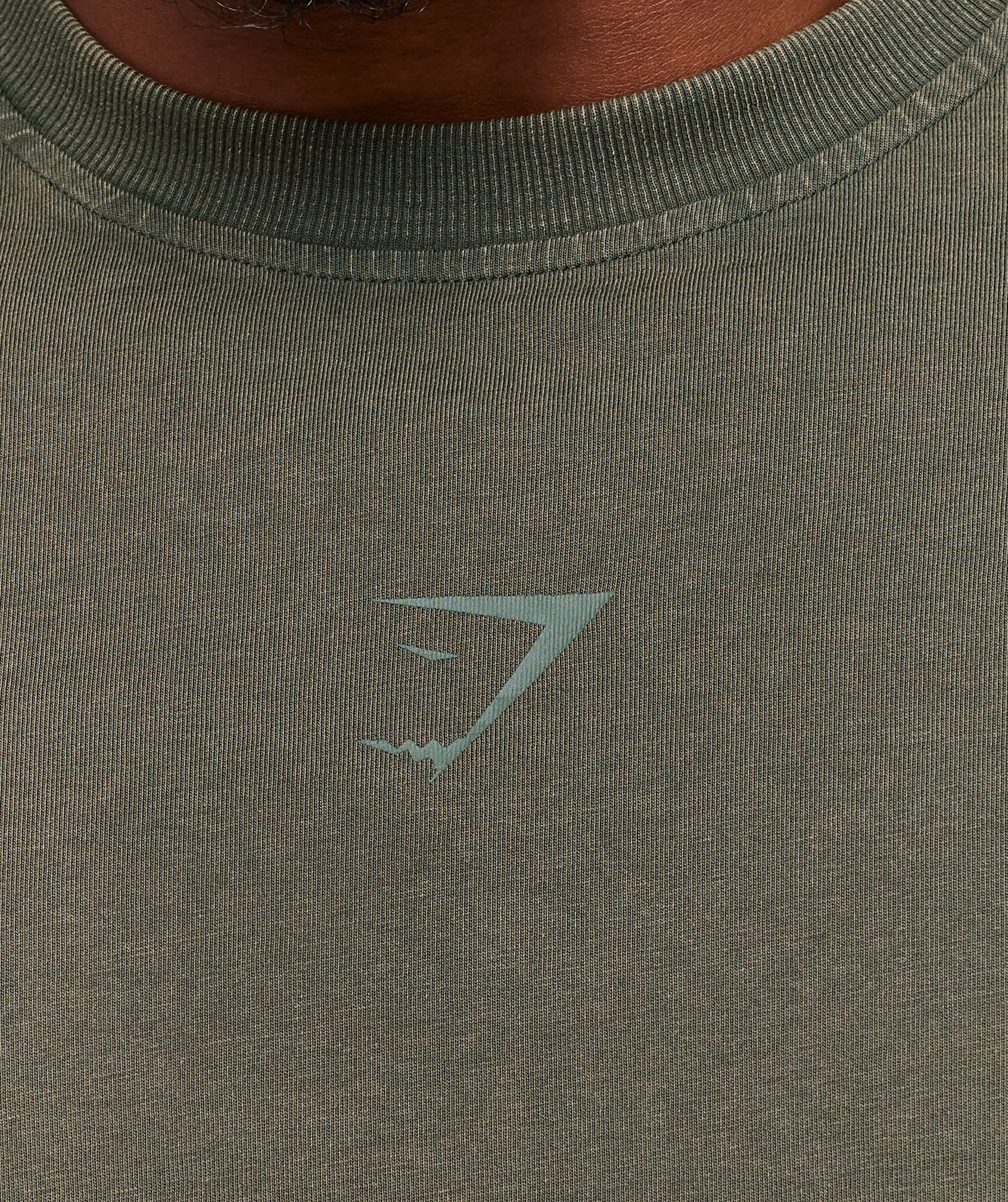 Gymshark Power Washed T-Shirt - GS Strength Green - Image 7