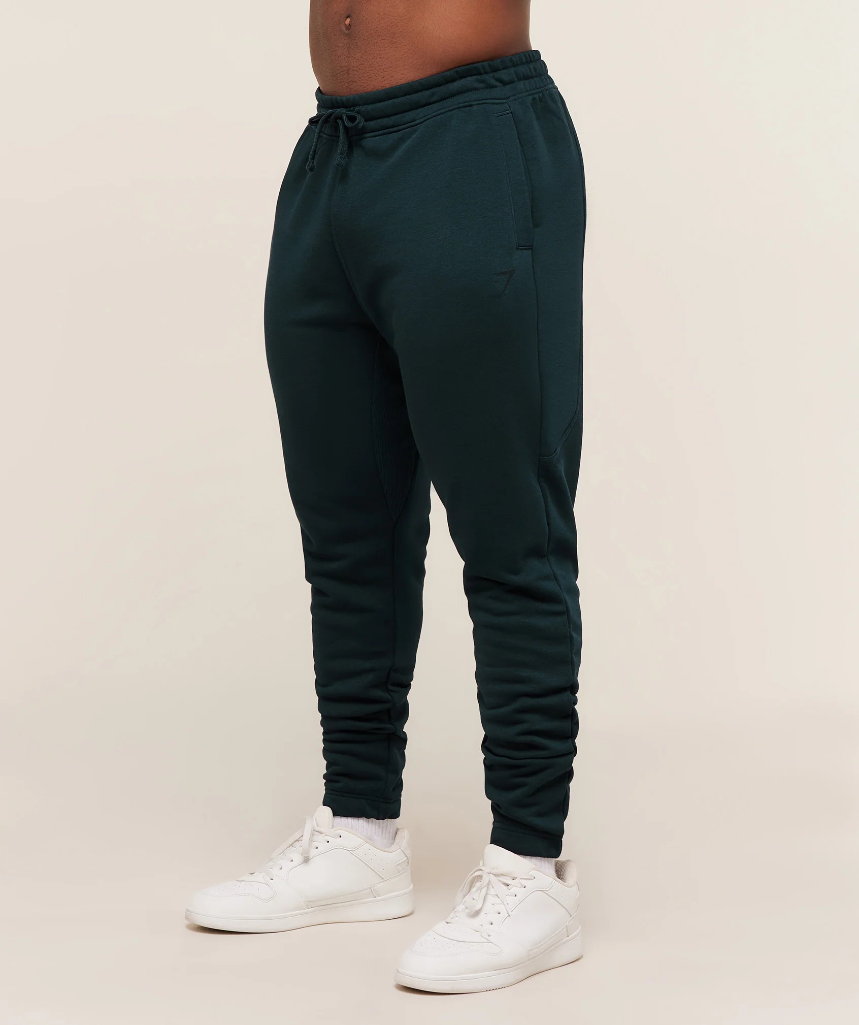 Gymshark Power Wordmark Joggers - Deep Petrol Blue - Image 3