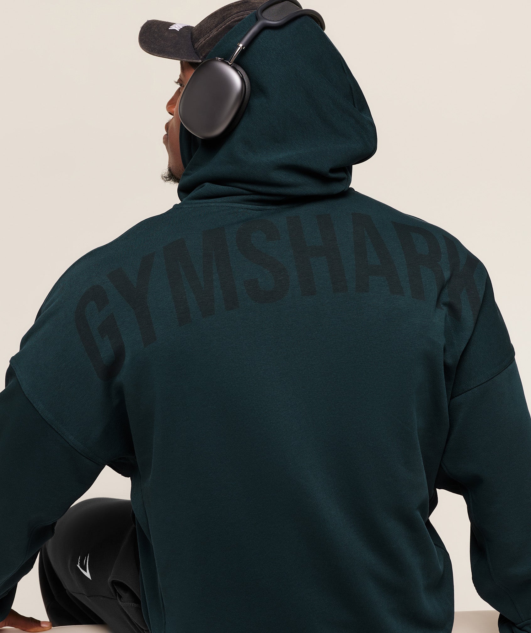 Gymshark Power Zip Up Hoodie - Deep Petrol Blue - Image 6