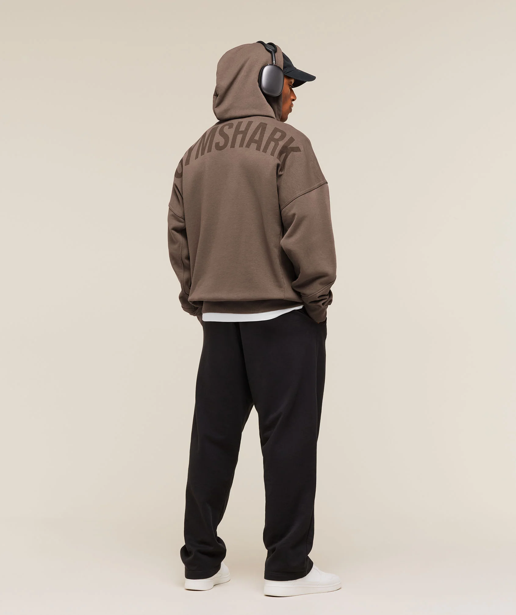 Gymshark Power Zip Up Hoodie - Soft Brown - Image 4
