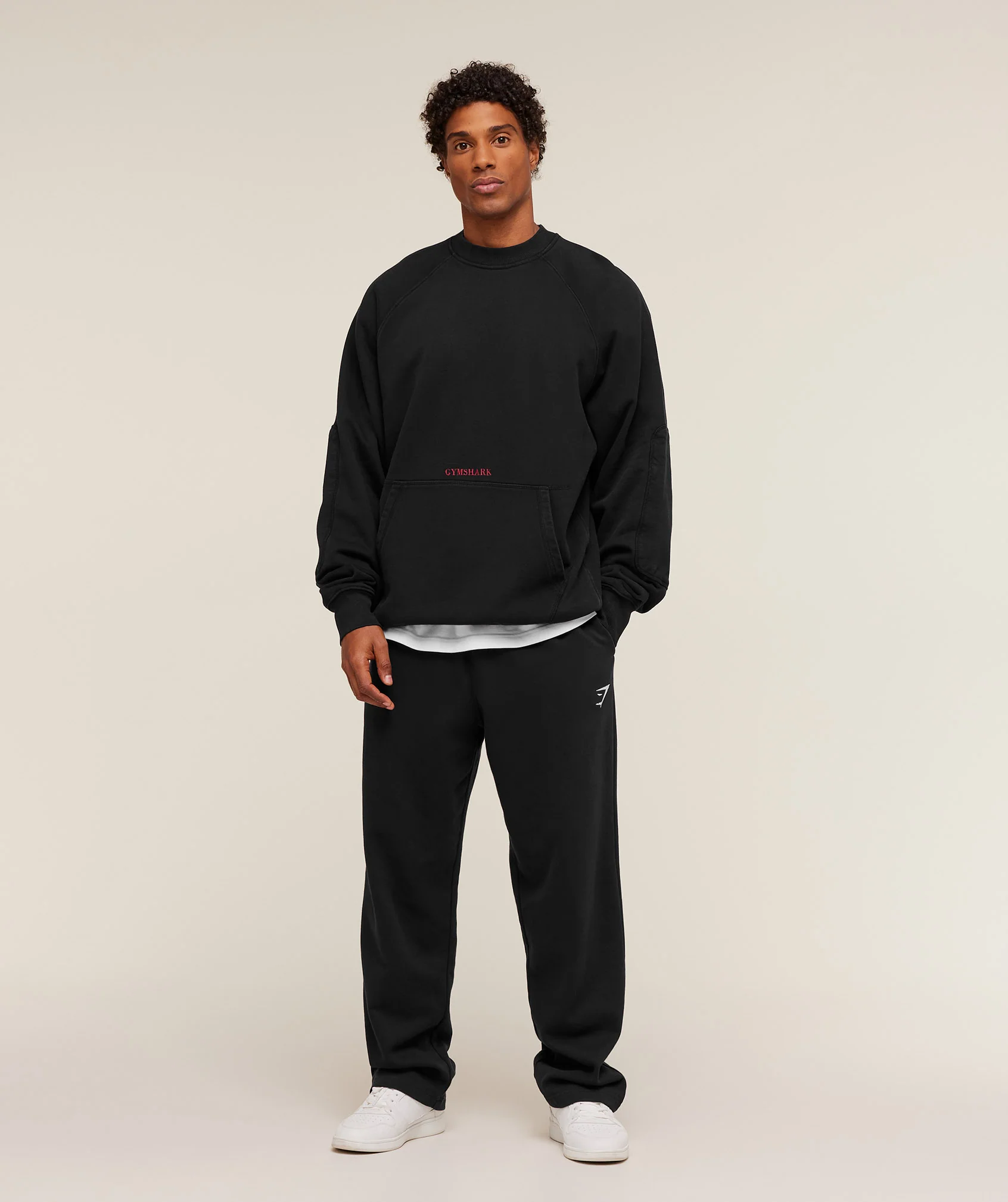 Gymshark Premium Heavyweight Crew - Black - Image 4