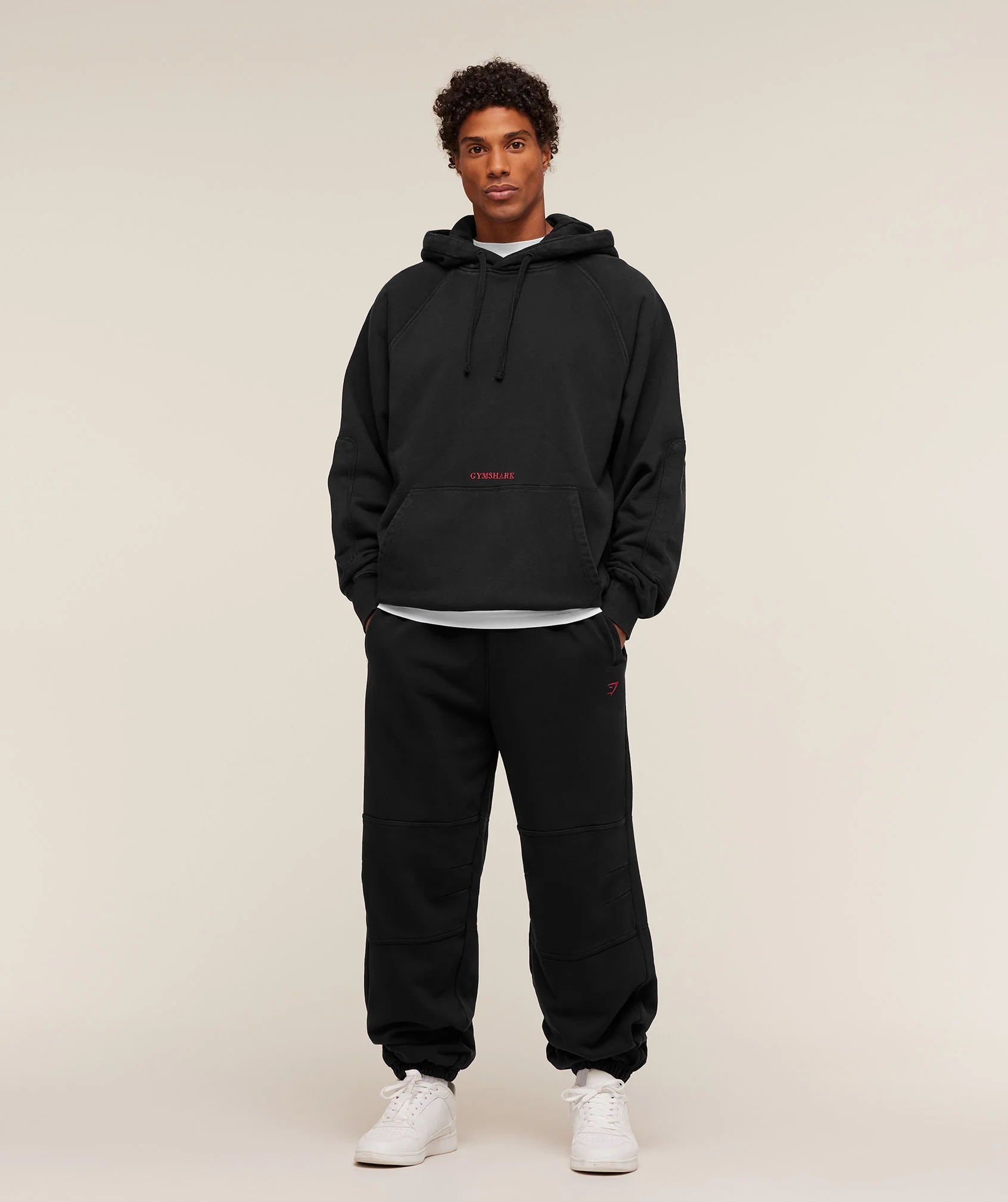 Gymshark Premium Heavyweight Joggers - Black - Image 4