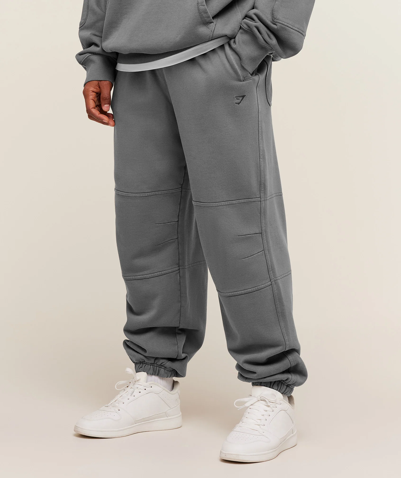 Gymshark Premium Heavyweight Joggers - Pitch Grey - Image 3