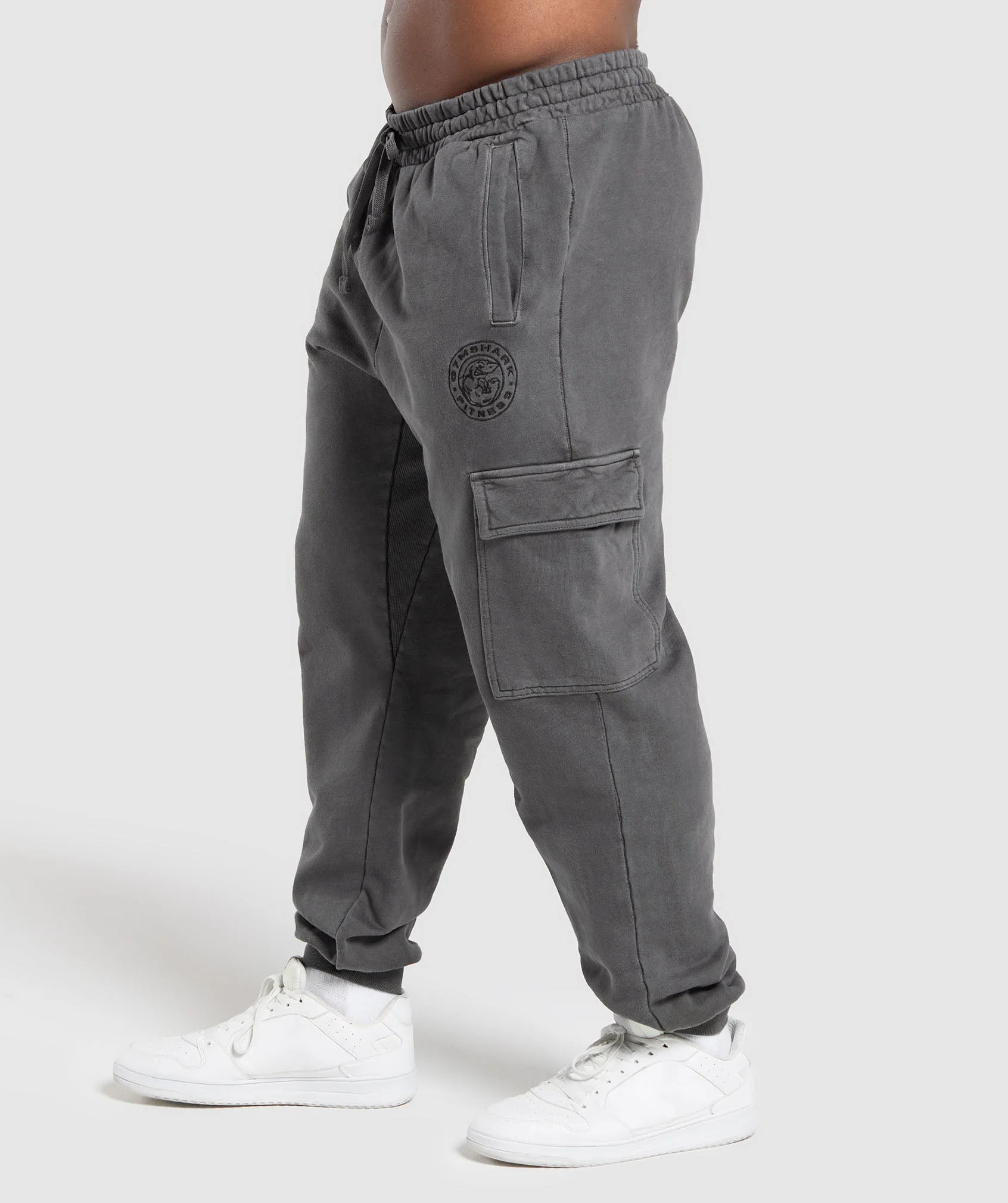 Gymshark Premium Legacy Cargo Pants - Black - Image 3