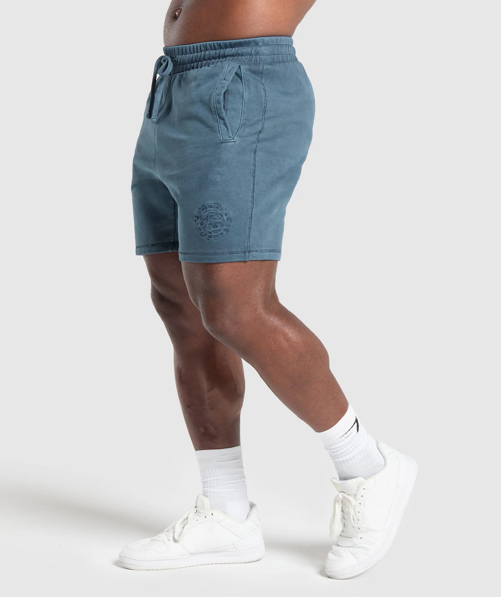 Gymshark Premium Legacy Shorts - Cargo Blue - Image 3