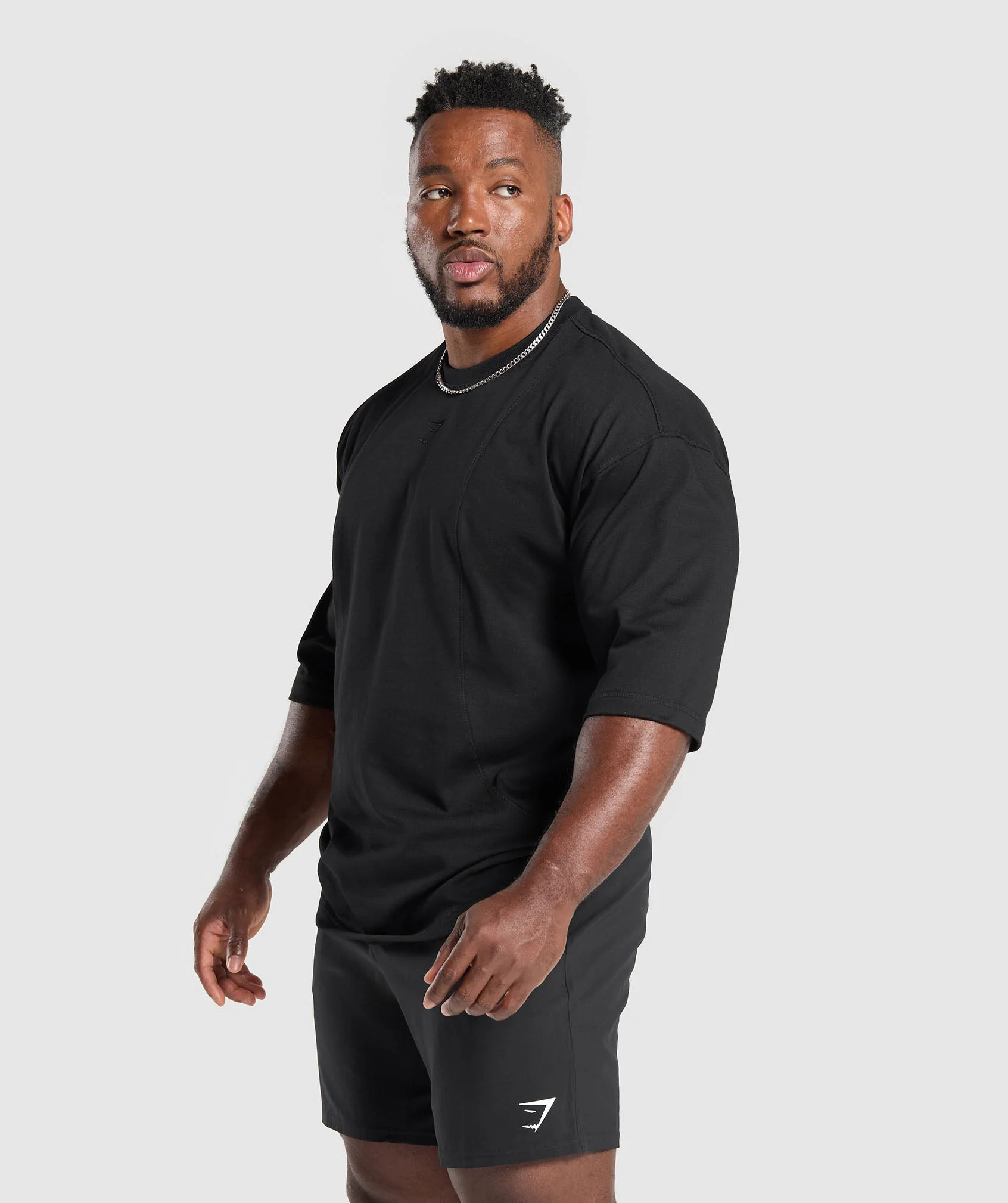 Gymshark Premium Lifting T-Shirt - Black - Image 3