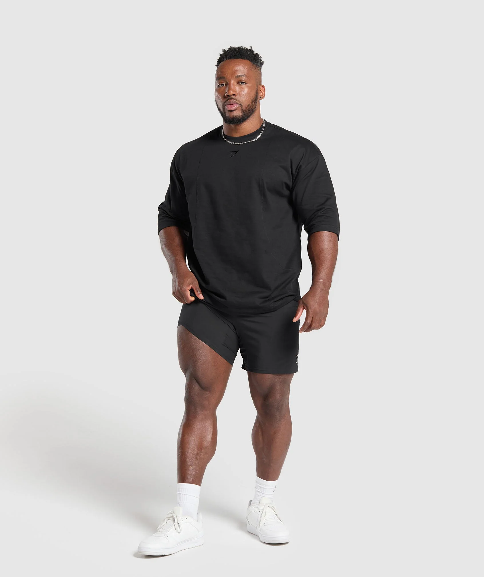 Gymshark Premium Lifting T-Shirt - Black - Image 4