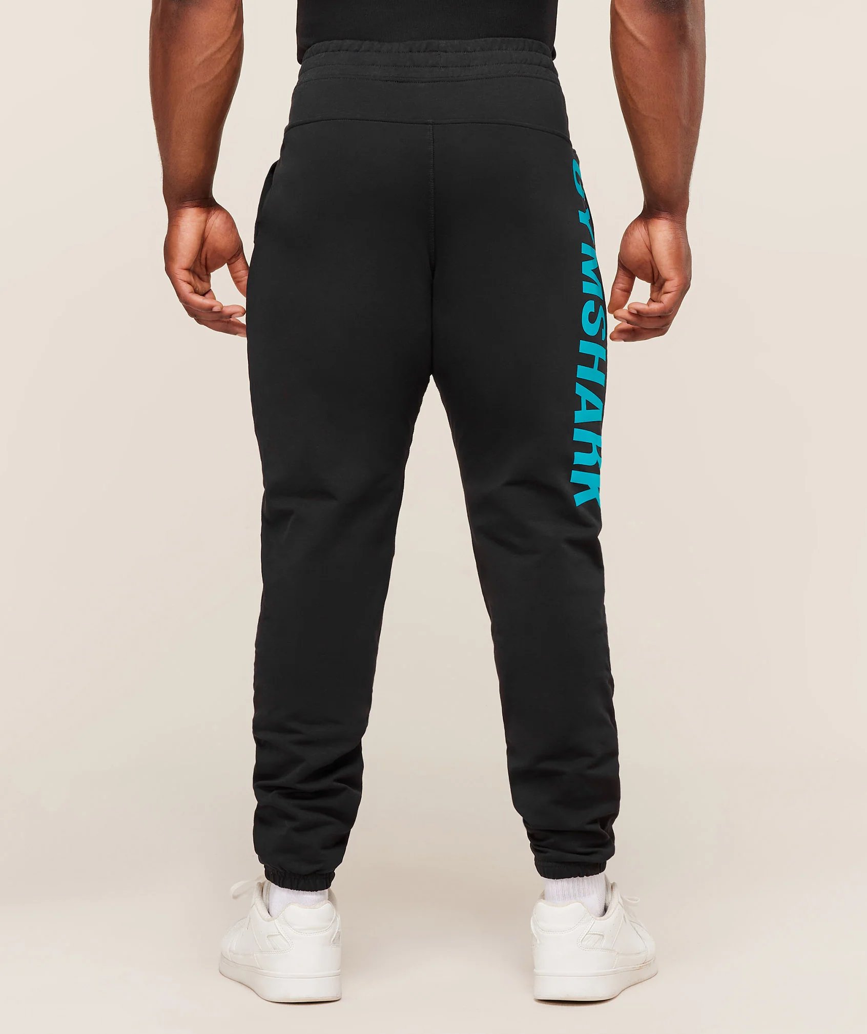 Gymshark Prime Joggers - Black/Brand Blue - Image 3