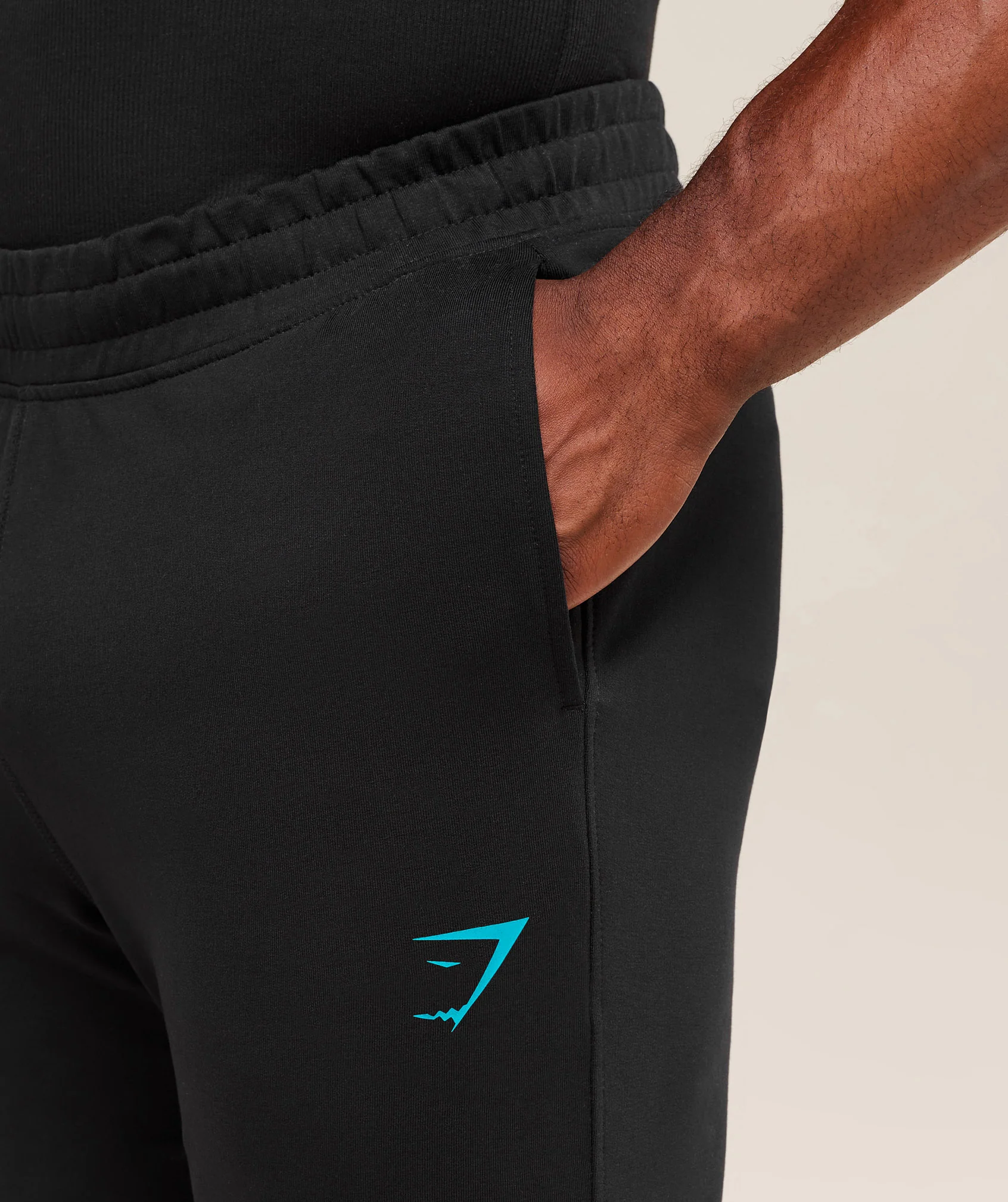 Gymshark Prime Joggers - Black/Brand Blue - Image 5