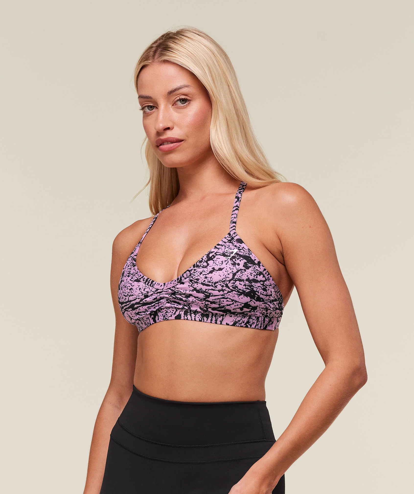 Gymshark Printed Minimal Sports Bra - Sour Pink - Image 6