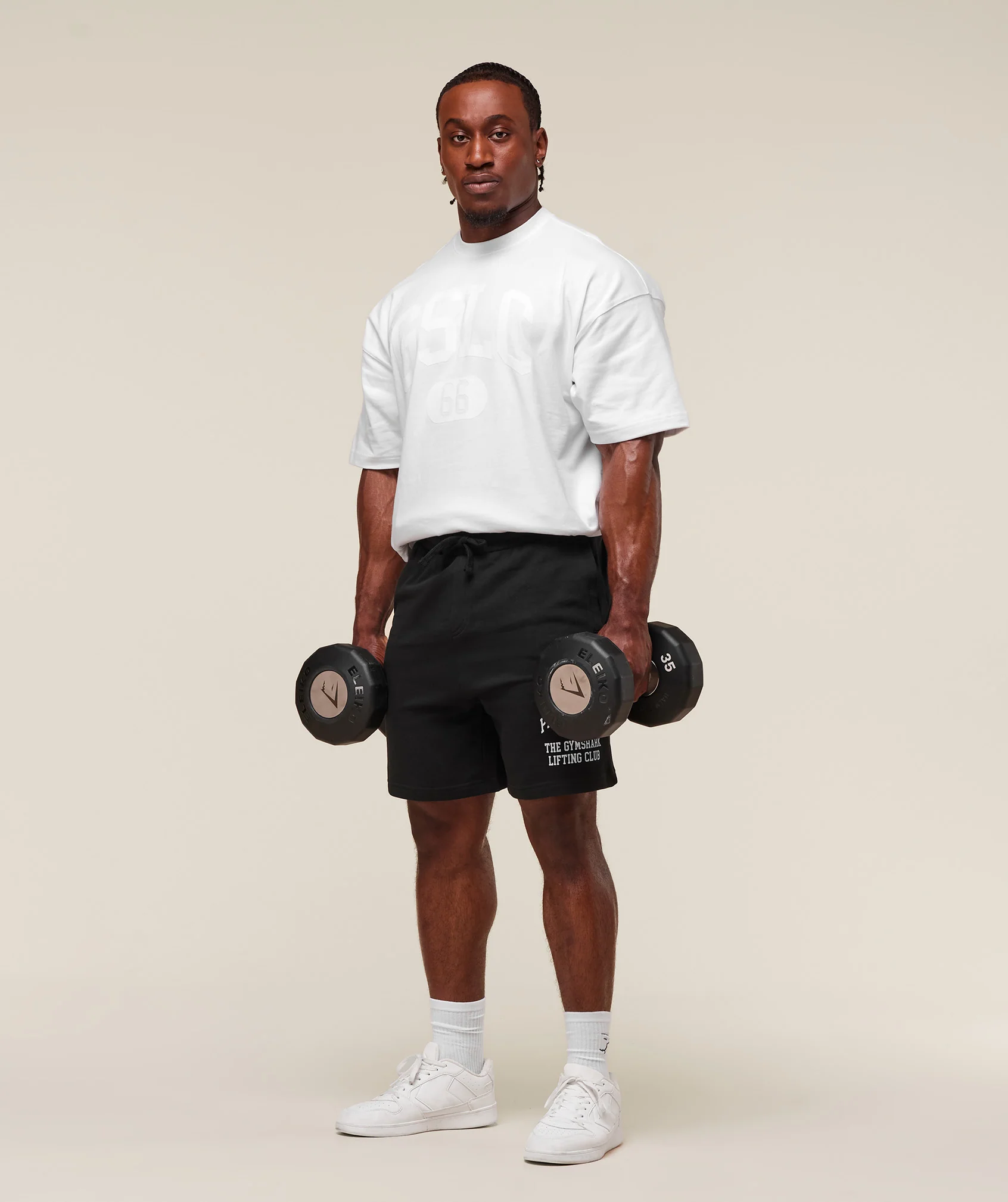 Gymshark Property Of 7" Shorts - Black - Image 7
