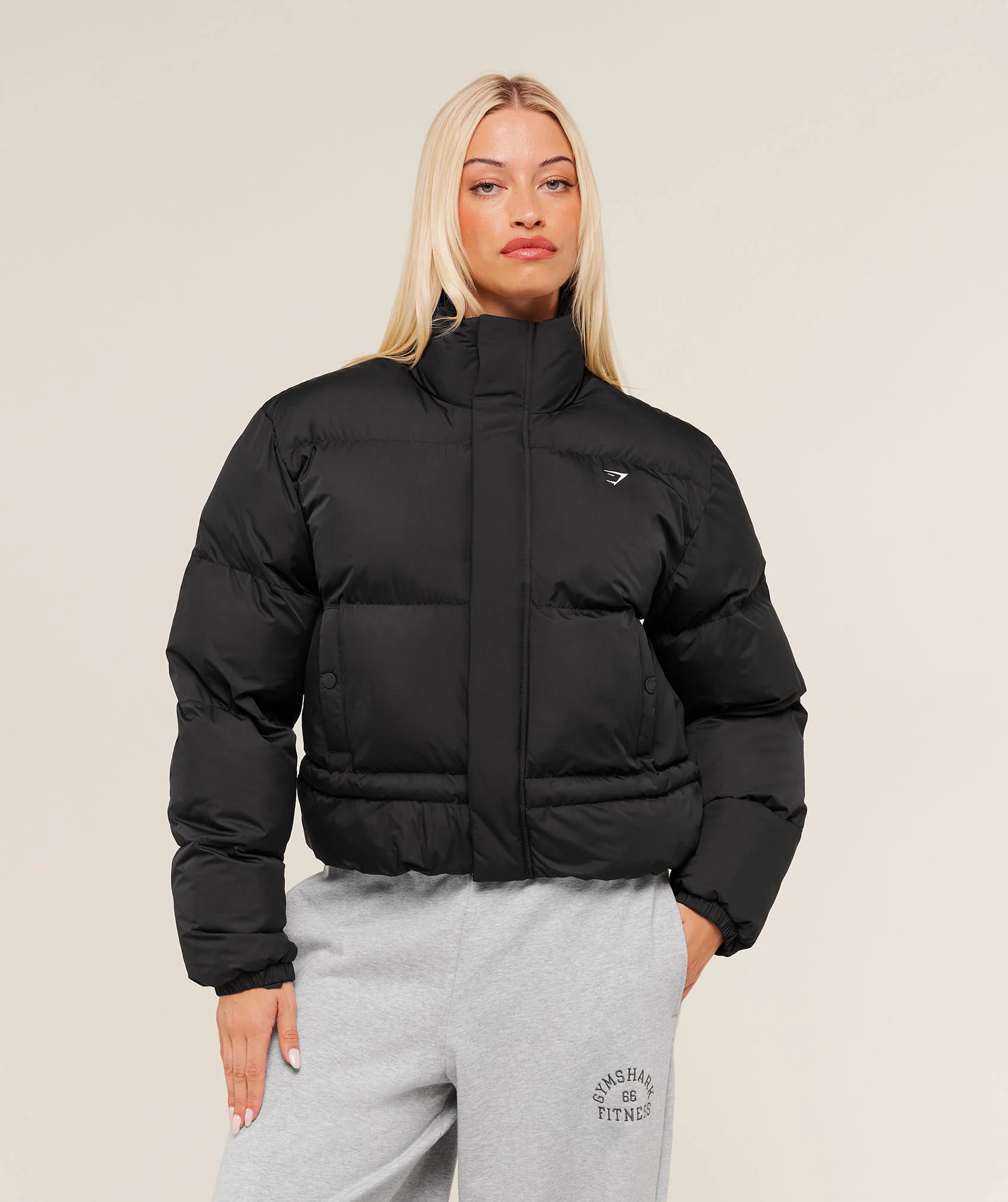 Gymshark Puffer Jacket - Black