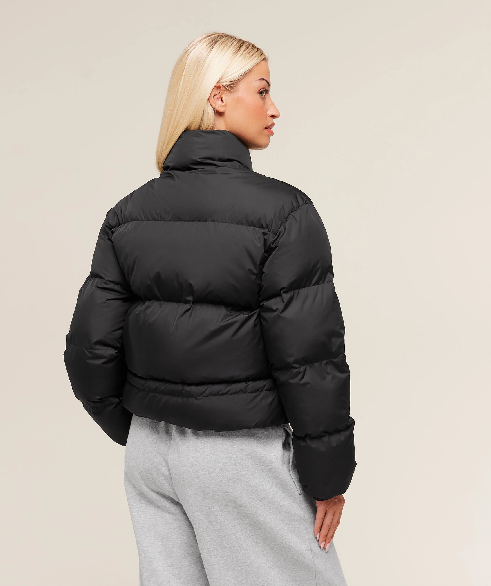 Gymshark Puffer Jacket - Black - Image 2