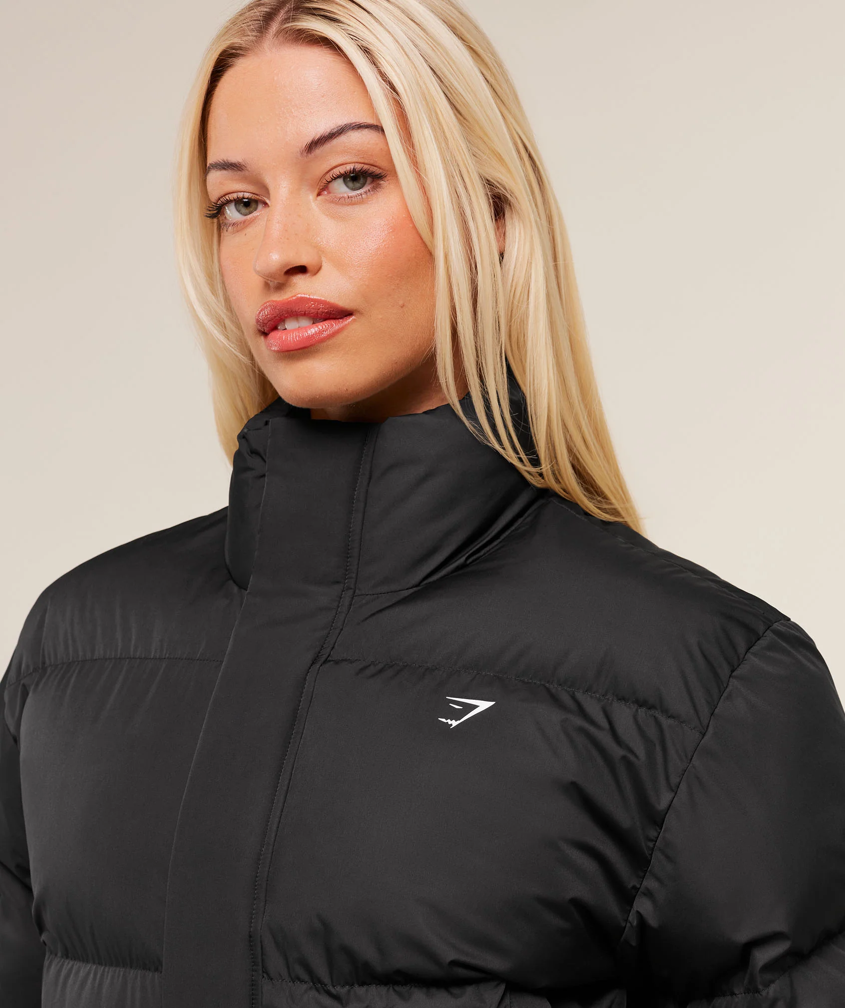 Gymshark Puffer Jacket - Black - Image 4