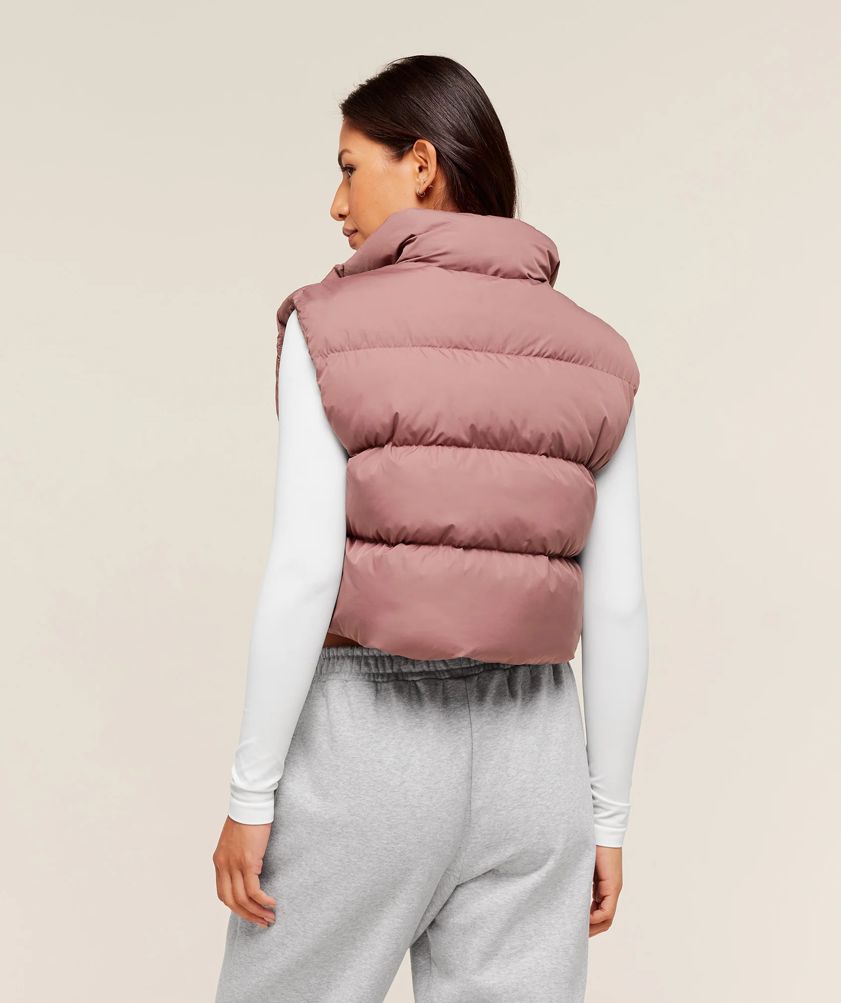 Gymshark Puffer Vest - Brick Brown - Image 2