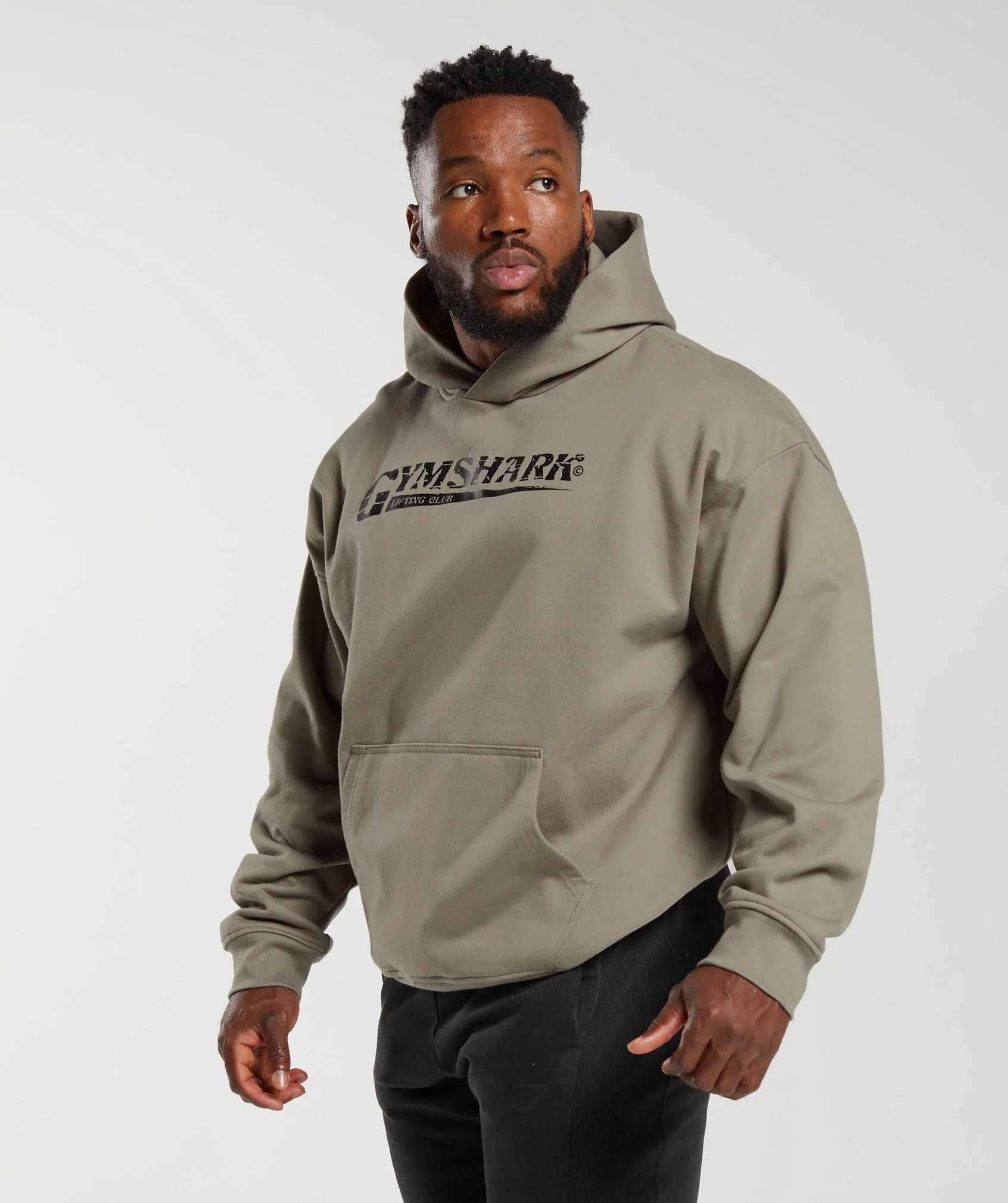 Gymshark Pump Cover Hoodie - Linen Brown - Image 3