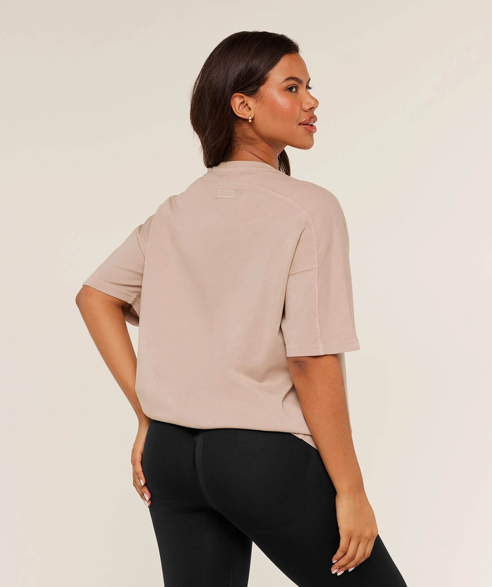 Gymshark Pump Cover Structured Fleece Top - GS Dusk Pink/WASH - Image 2