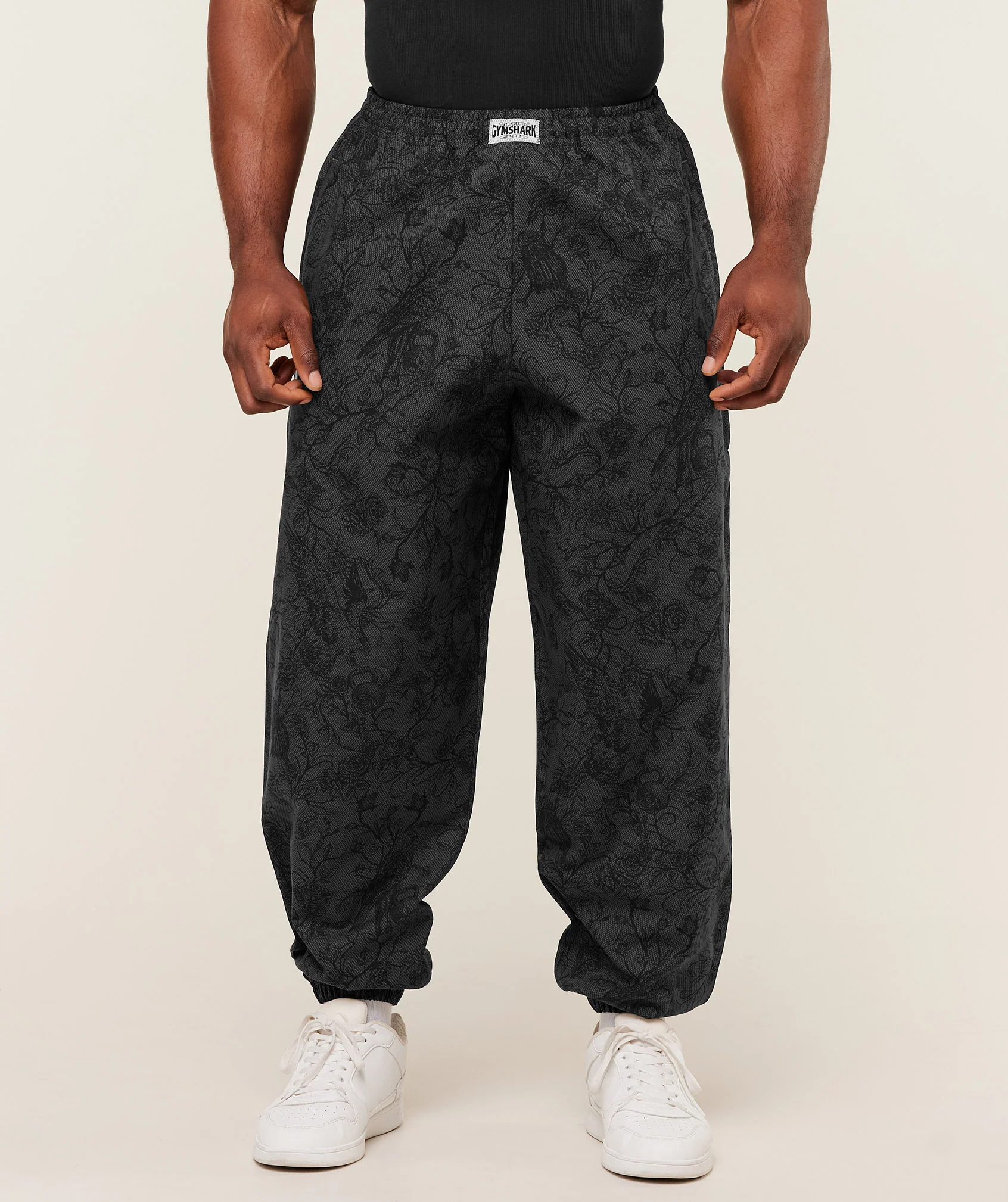 Gymshark Pumper Pants - Black/Grey
