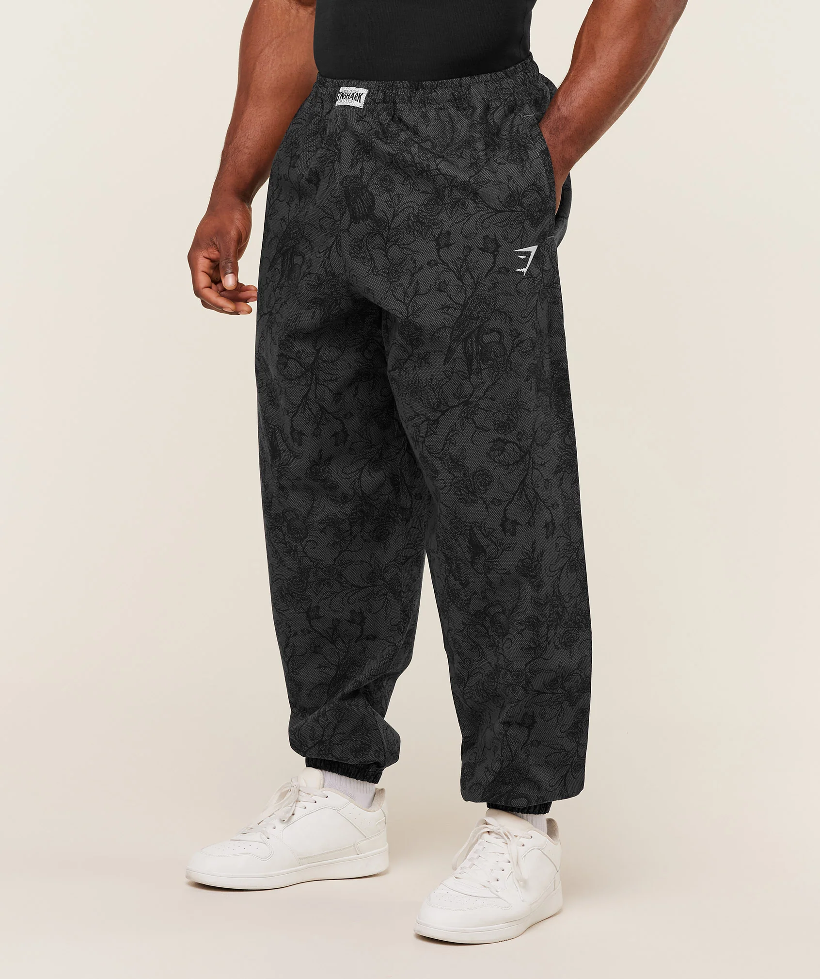 Gymshark Pumper Pants - Black/Grey - Image 3