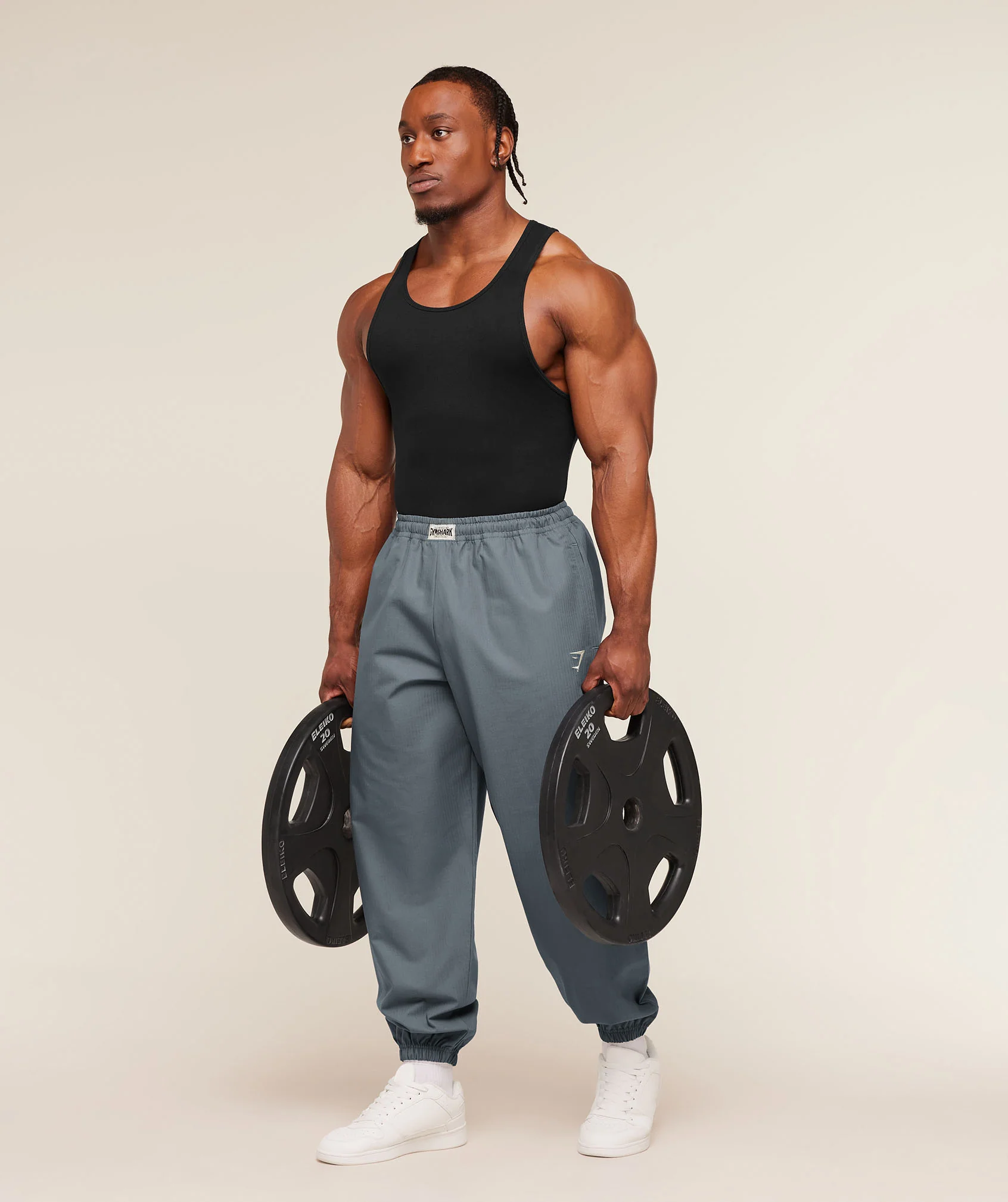 Gymshark Pumper Pants - Iron Blue - Image 8