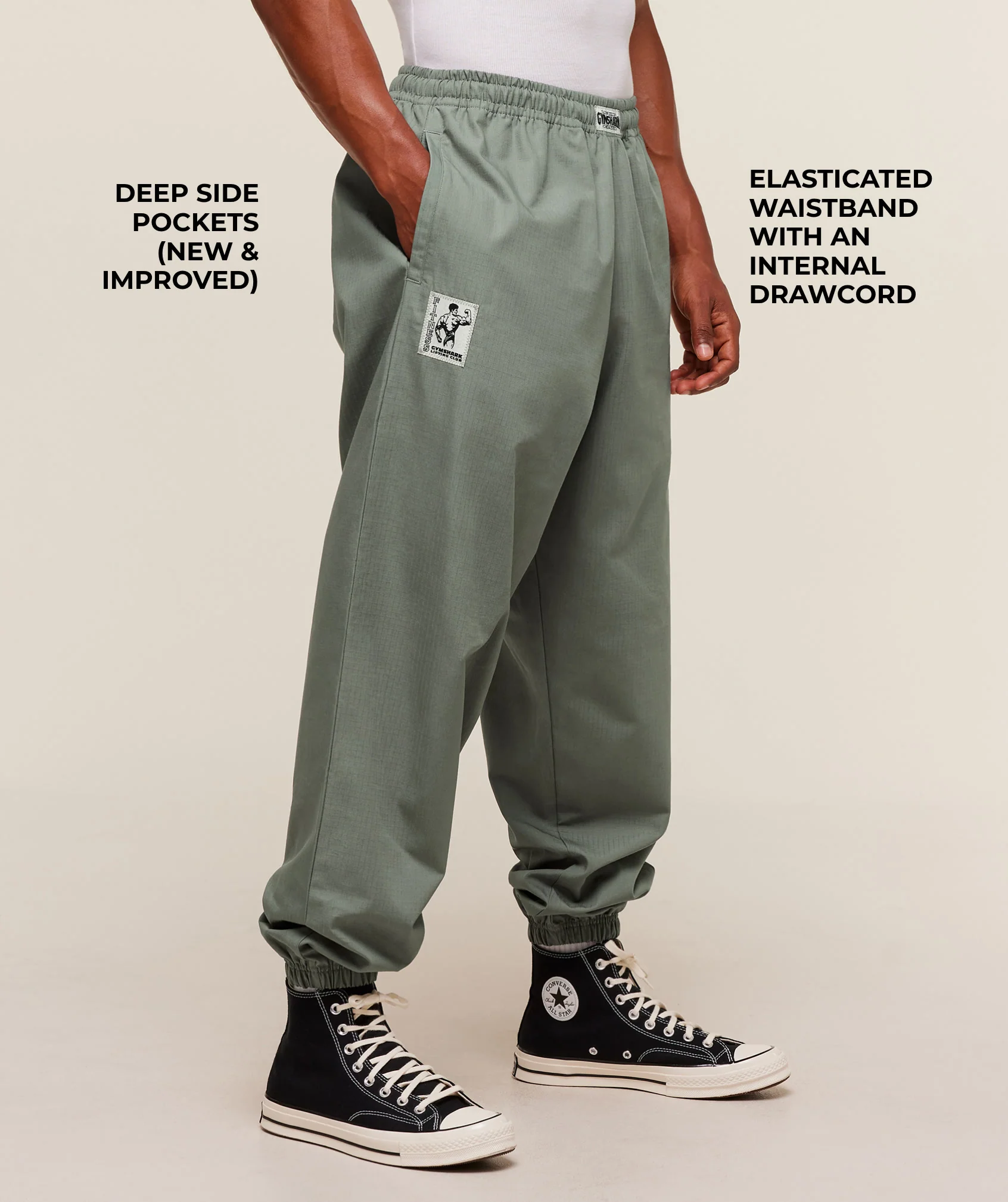 Gymshark Pumper Pants - Unit Green - Image 3