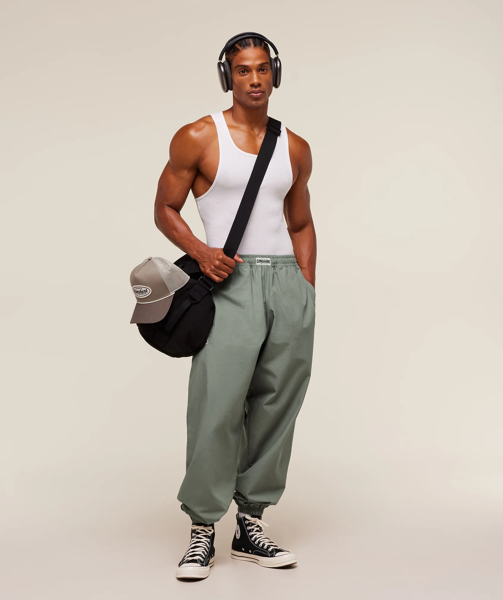 Gymshark Pumper Pants - Unit Green - Image 6