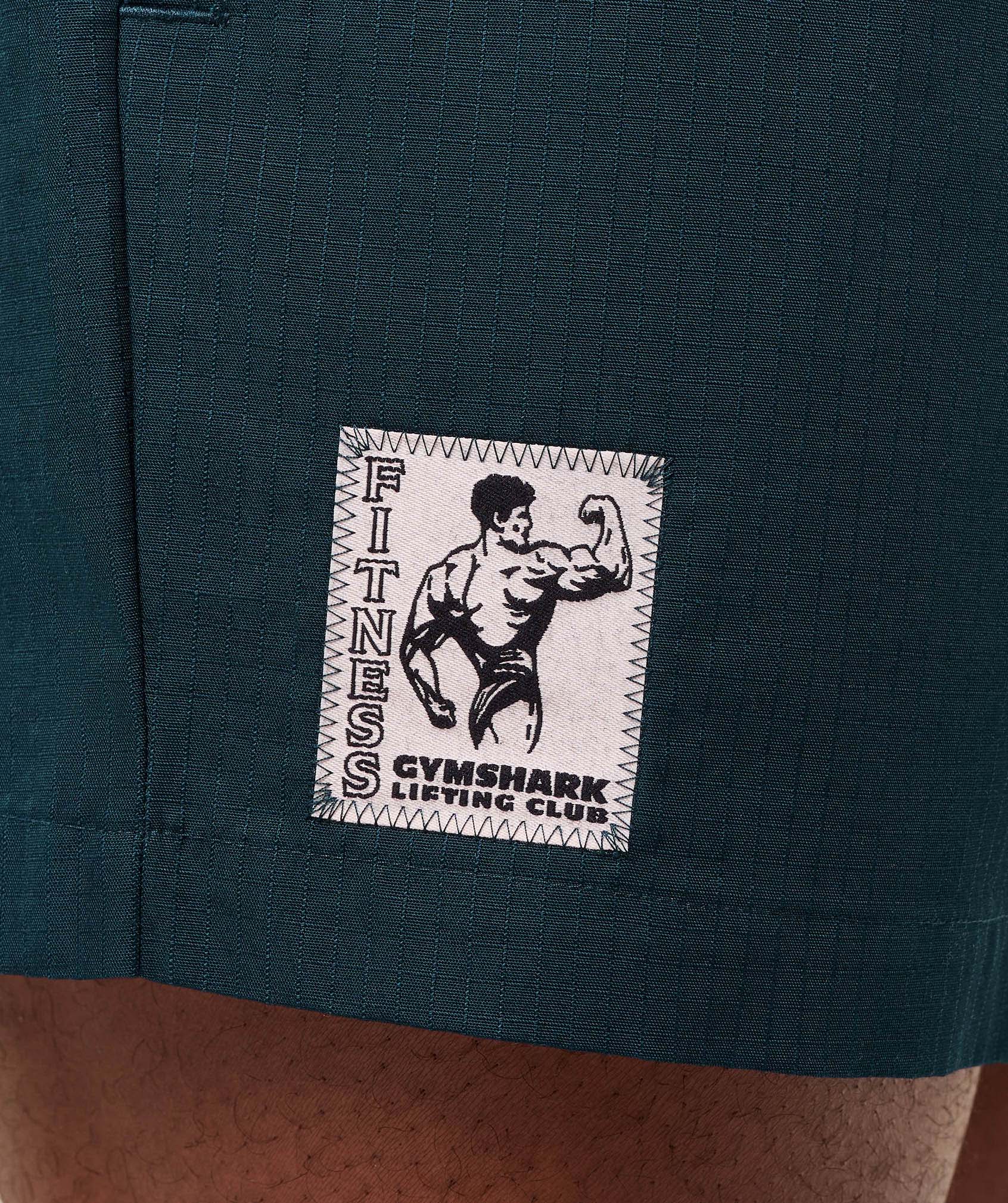 Gymshark Pumper Shorts 5" - Deep Petrol Blue - Image 6