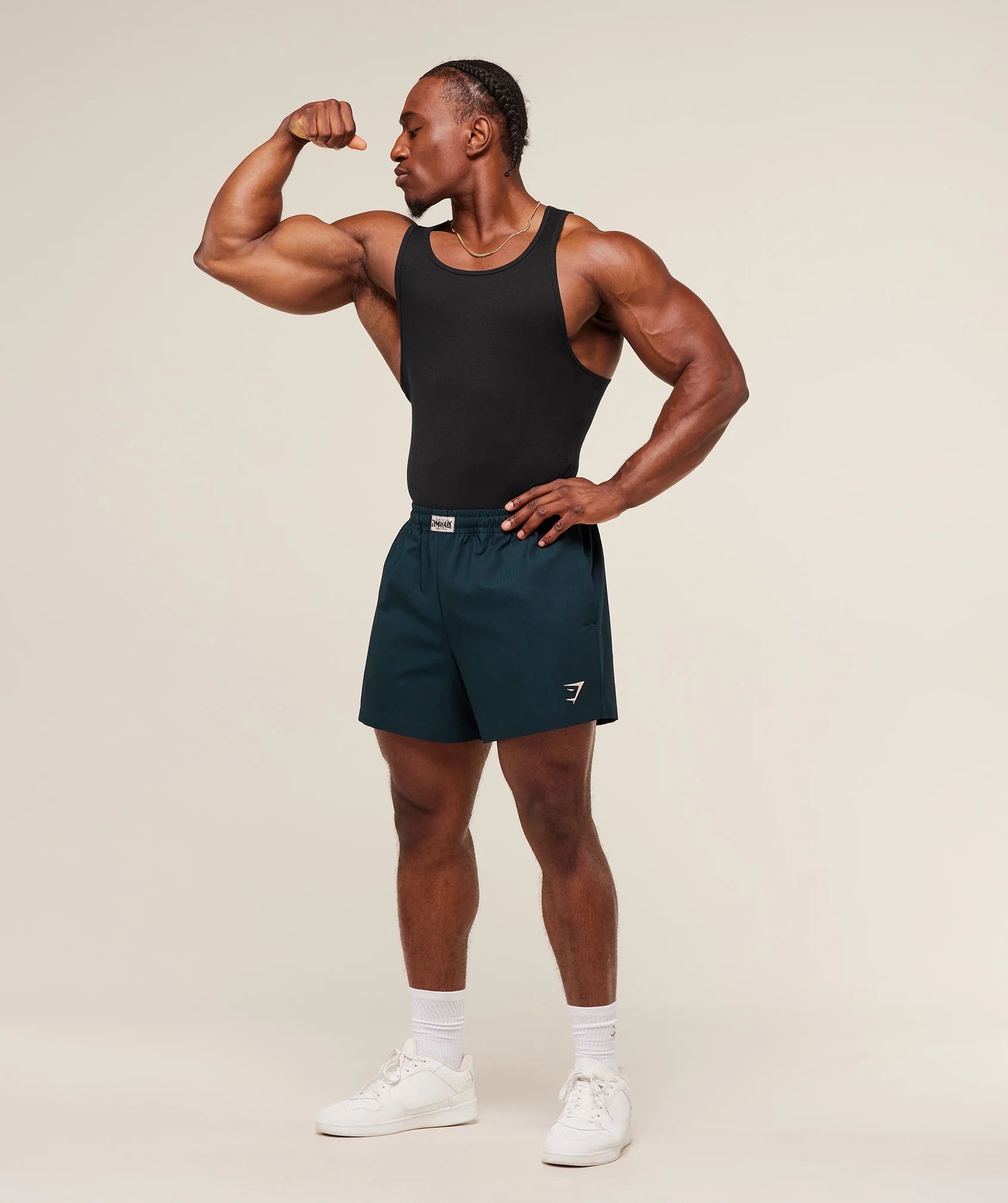 Gymshark Pumper Shorts 5" - Deep Petrol Blue - Image 8