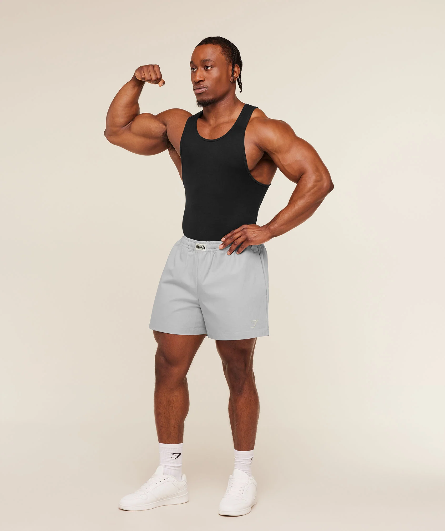 Gymshark Pumper Shorts 5" - Stratus Grey - Image 8
