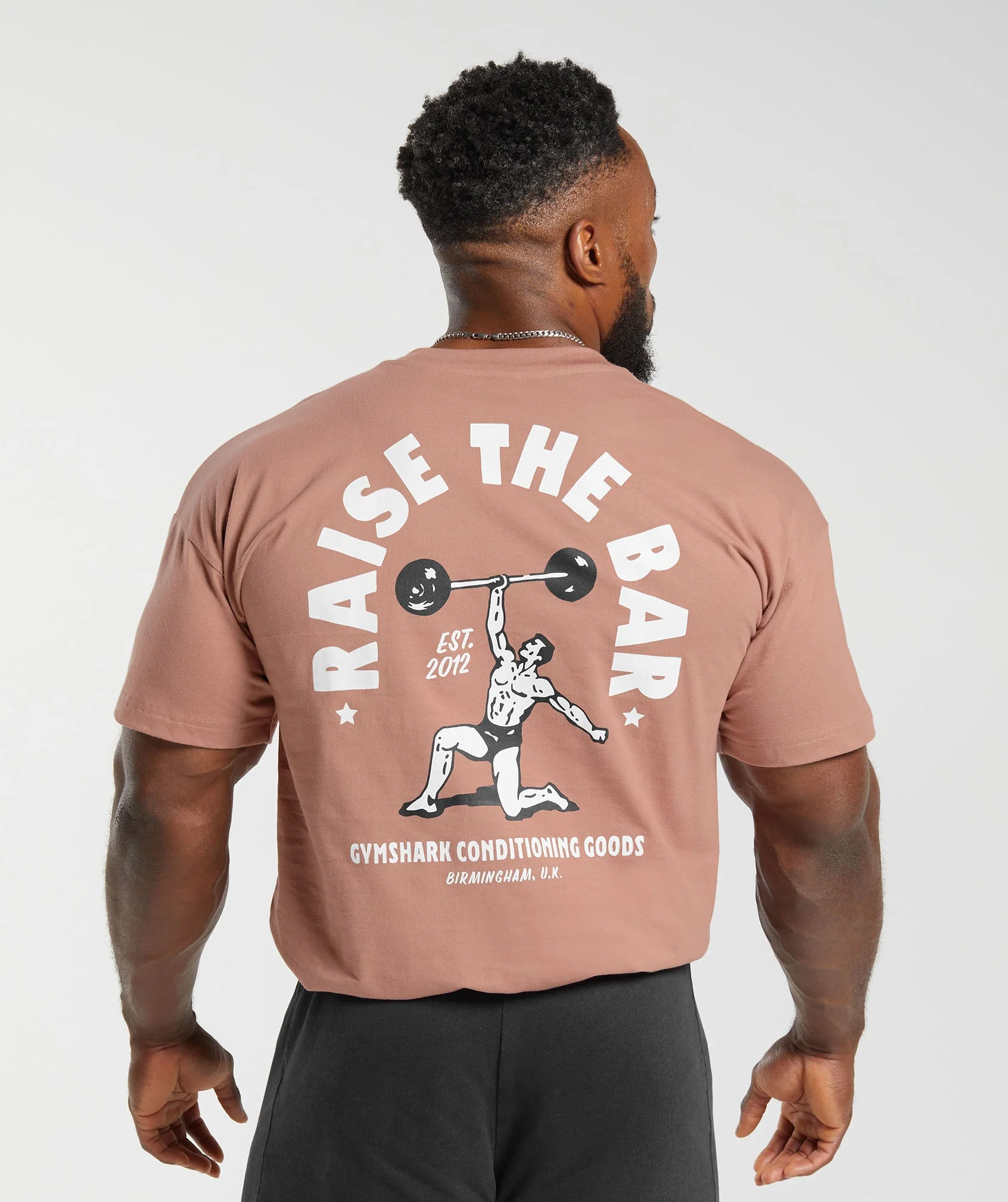 Gymshark Raise the Bar T-Shirt - Faded Pink