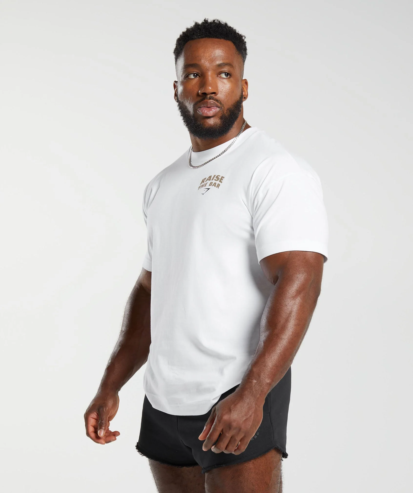 Gymshark Raise the Bar T-Shirt - White - Image 3
