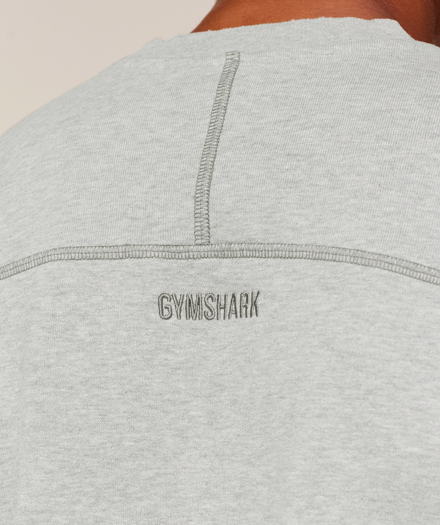 Gymshark Re-Rack Crew Neck Pullover - Bros Soft Grey Marl - Image 6