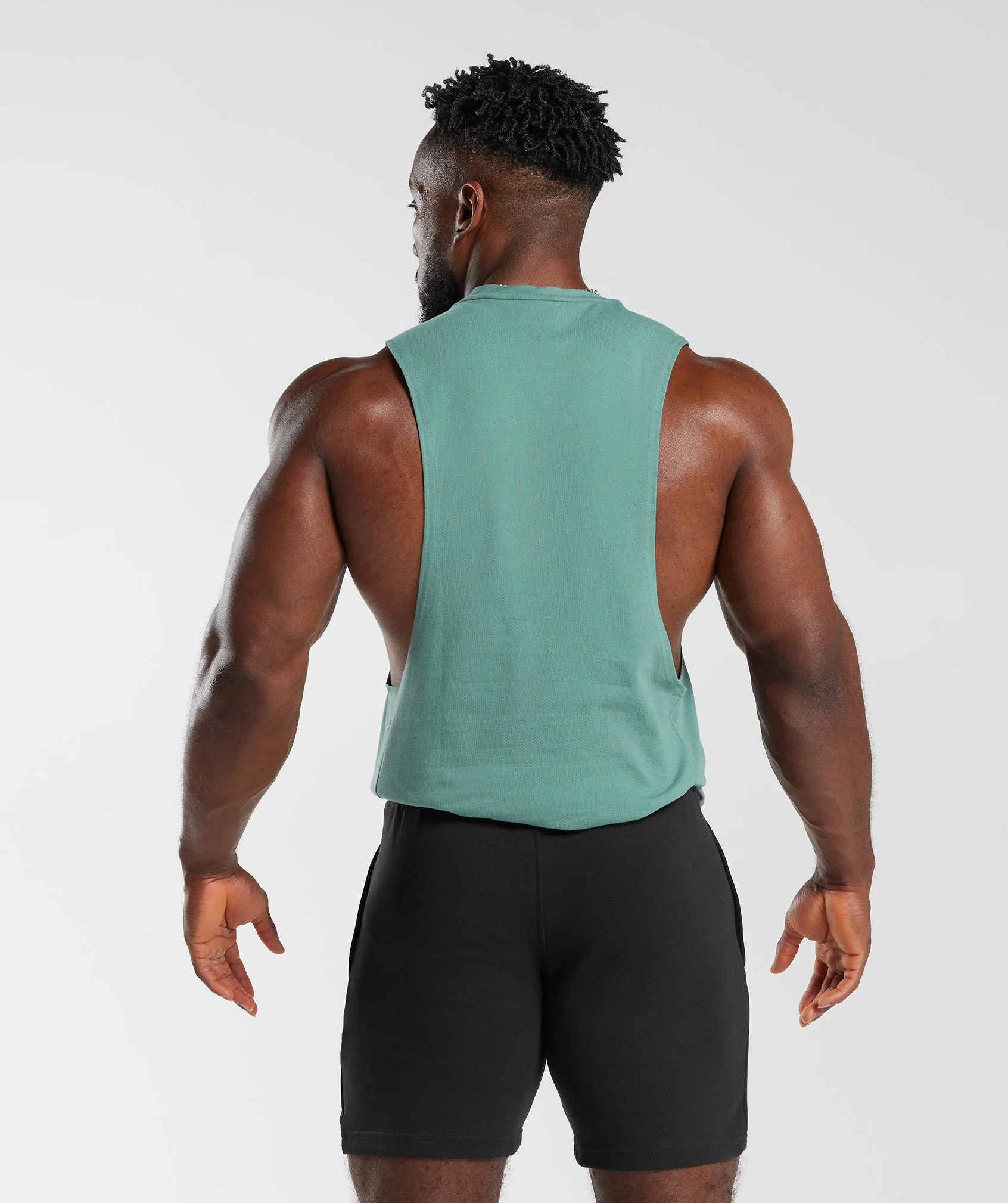Gymshark React Drop Arm Tank - Ink Teal - Image 2