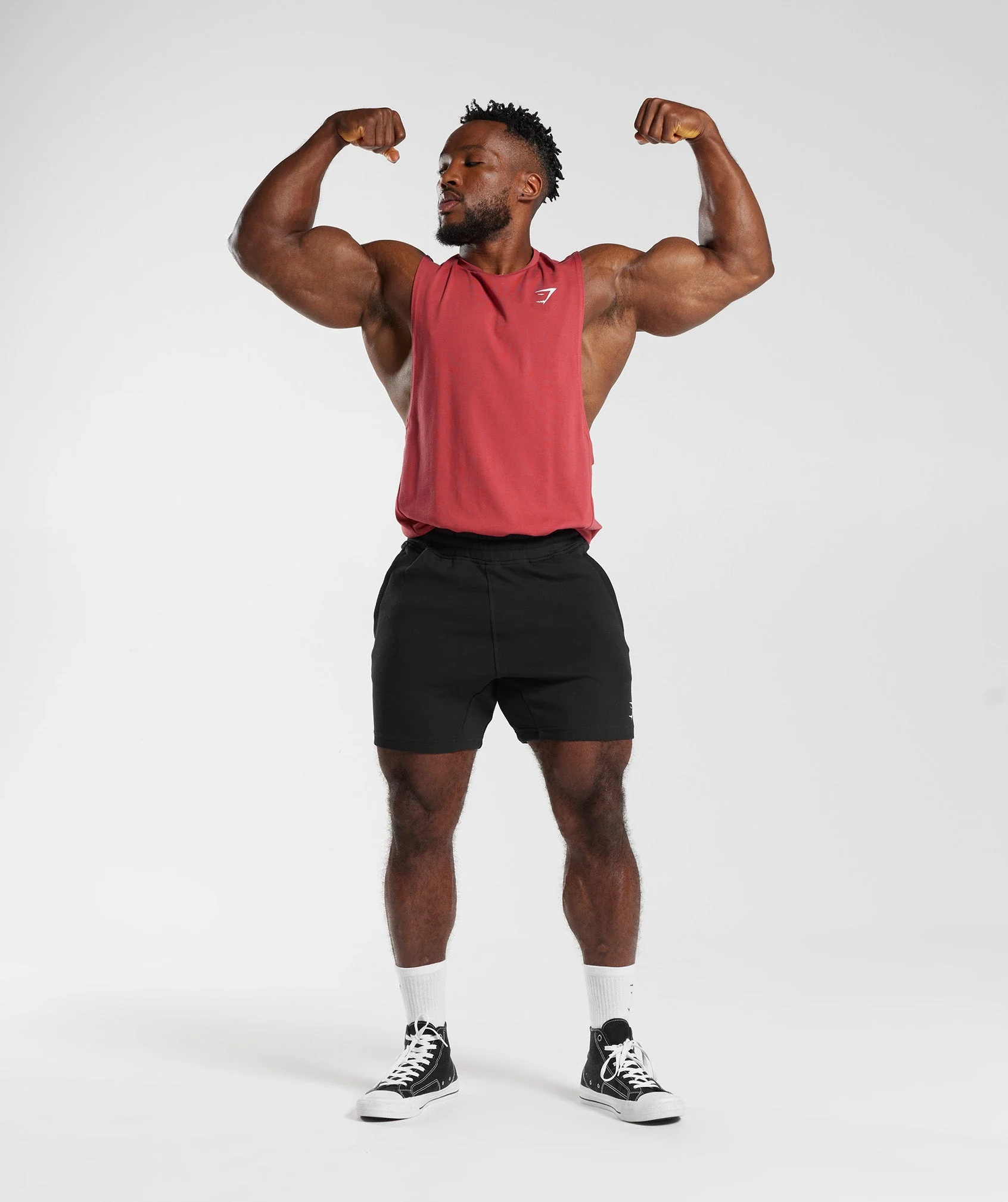 Gymshark React Drop Arm Tank - Sundried Red - Image 4