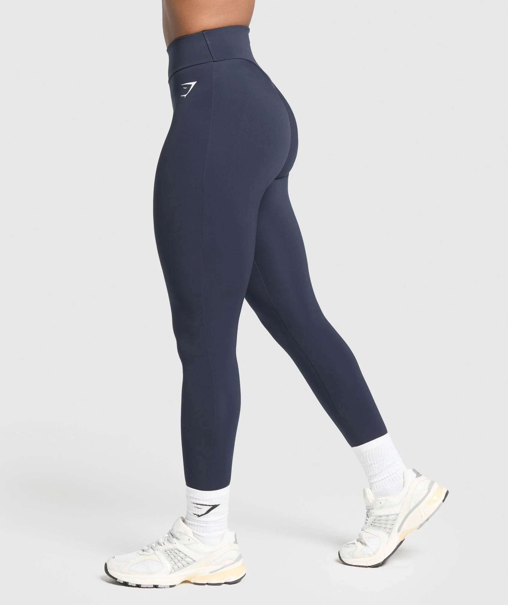 Gymshark Power Regular Leggings - Heavy Blue - Image 3