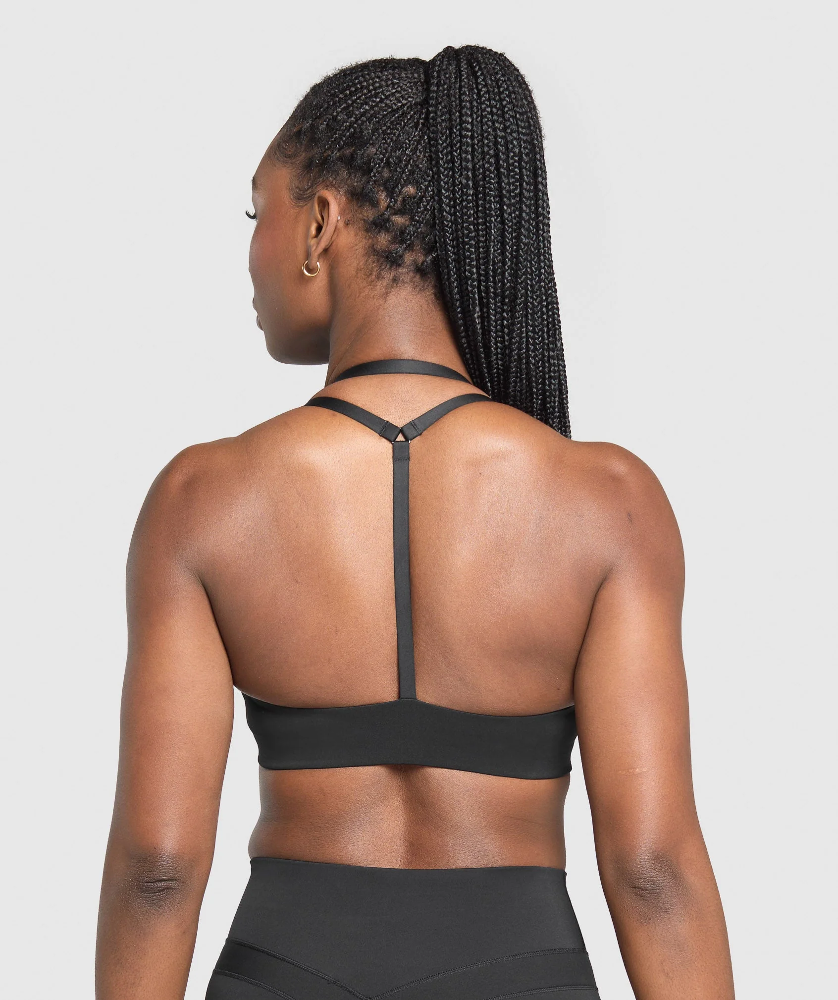 Gymshark Reps T Back Sports bRa - Black - Image 2