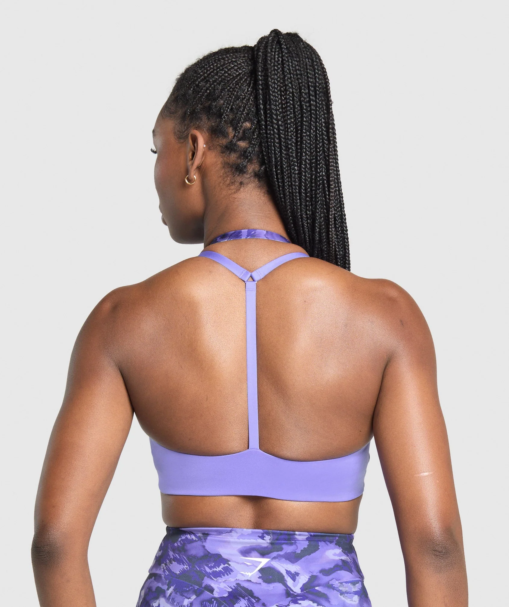 Gymshark Reps T Back Sports bRa - Record Purple/Fresh Lilac - Image 2