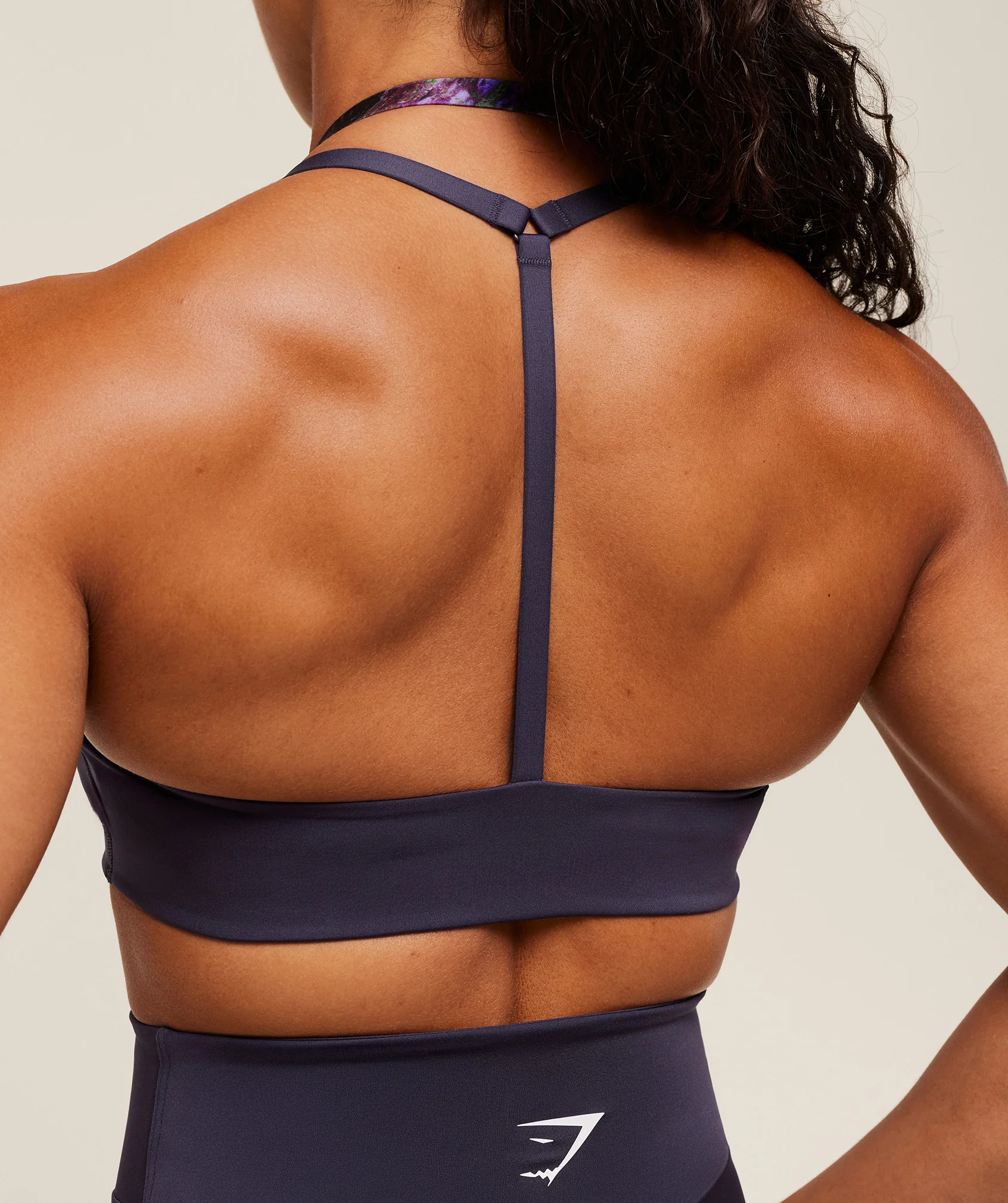 Gymshark Reps T Back Sports bRa - Midnight Purple/Morning Blue - Image 6
