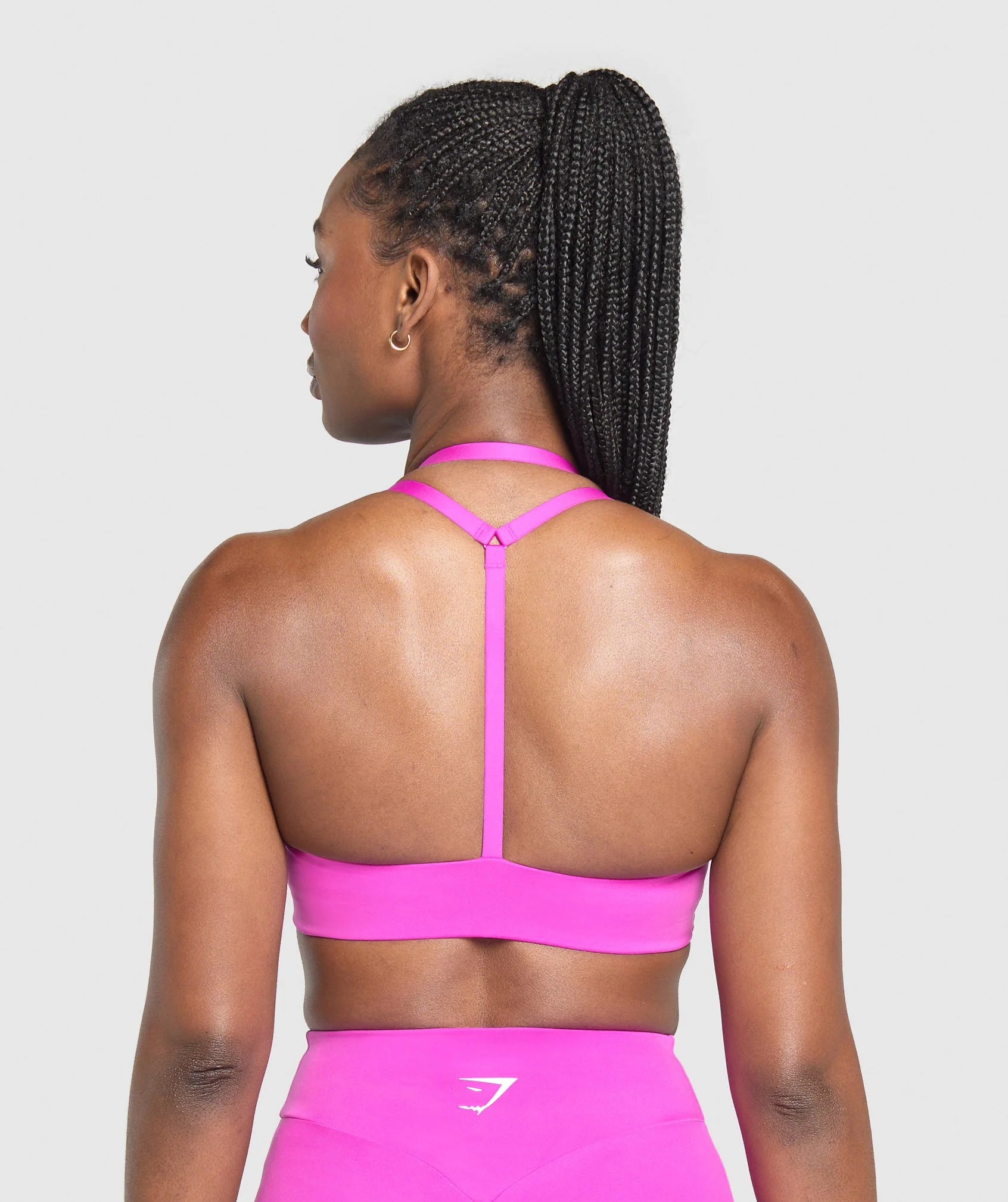 Gymshark Reps T Back Sports bRa - Vibrant Pink - Image 2