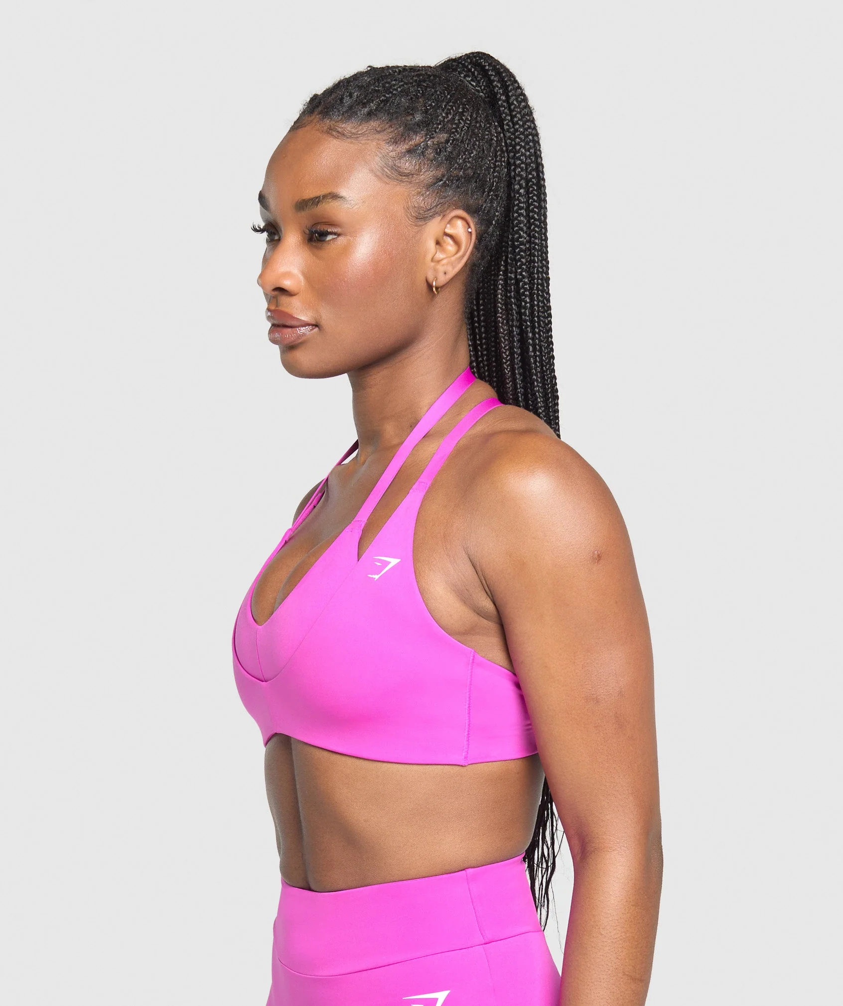Gymshark Reps T Back Sports bRa - Vibrant Pink - Image 3